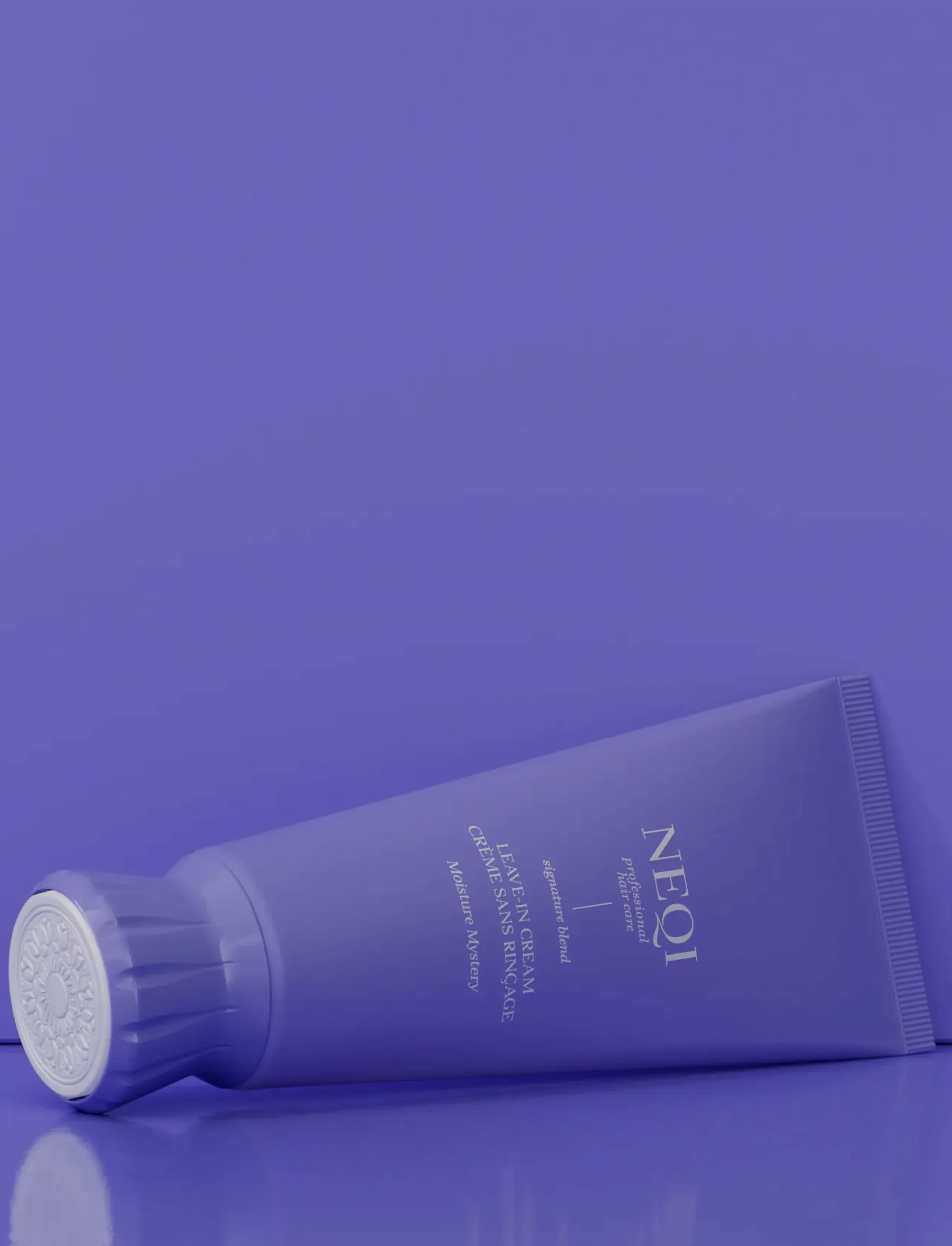 Neqi - Moisture Mystery Leave In Cream 200ml - hårkure - purple - 3