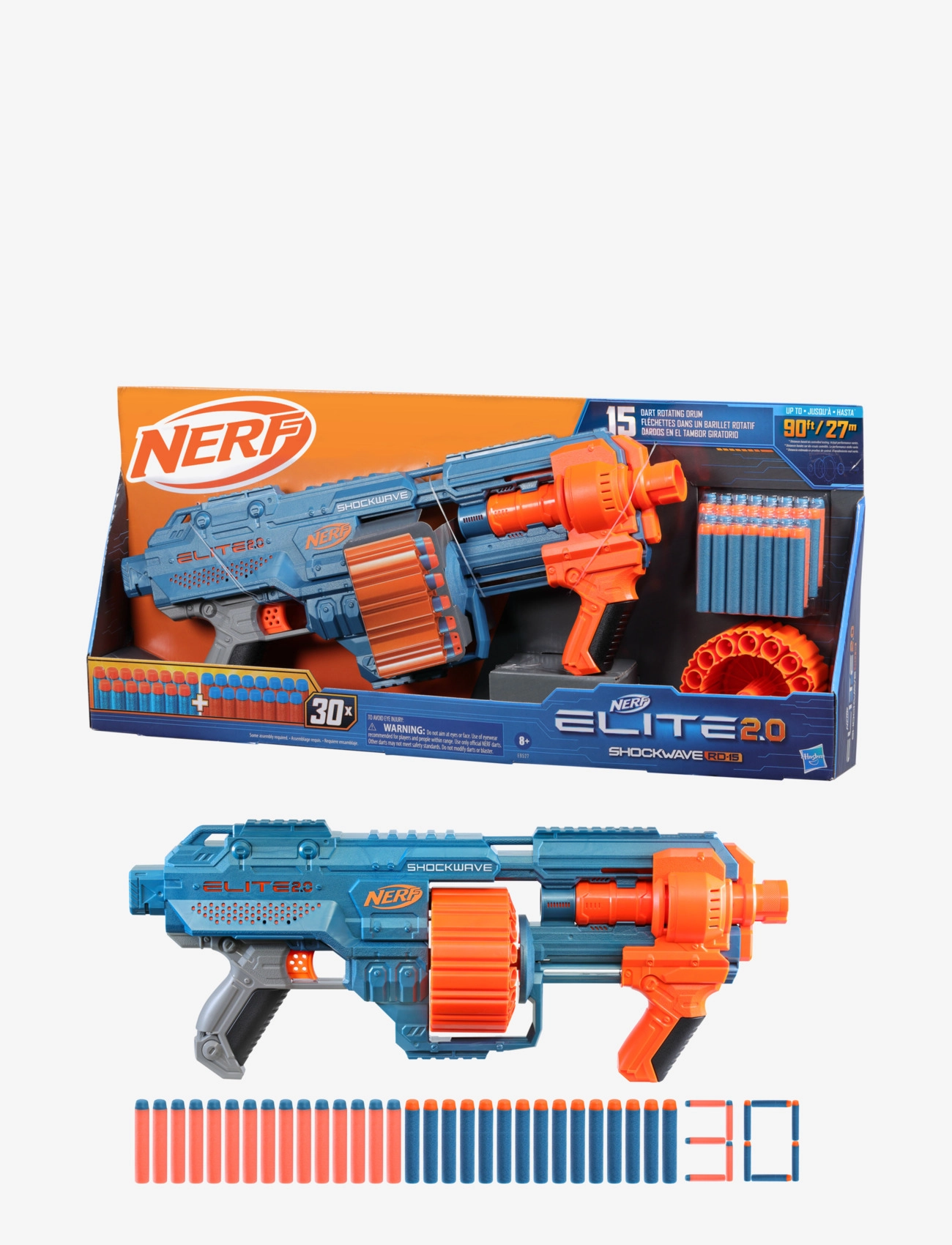 Nerf - Elite 2.0 toy weapon - multi coloured - 4