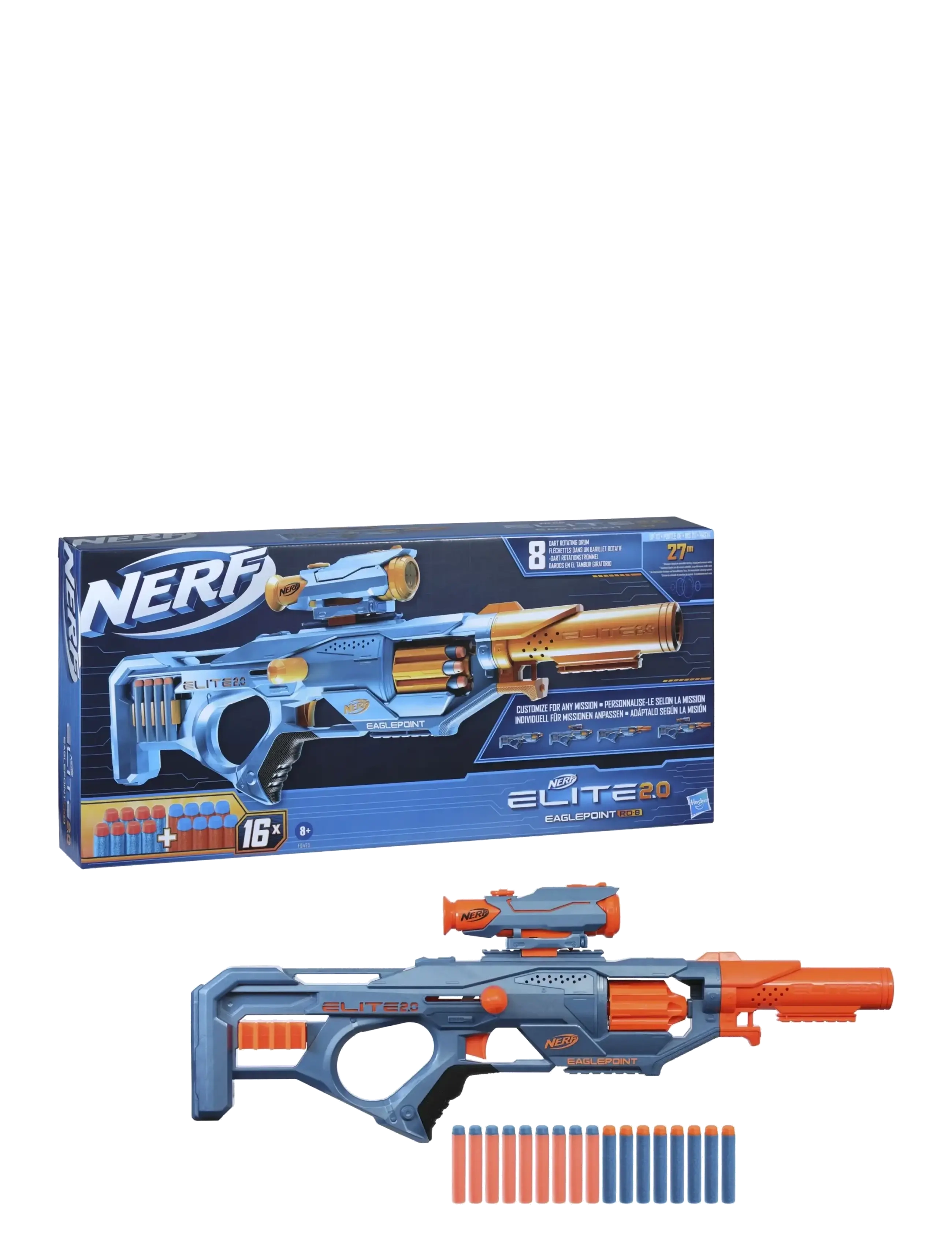 Nerf - Elite 2.0 Eaglepoint RD-8 - blasters - multi coloured - 3