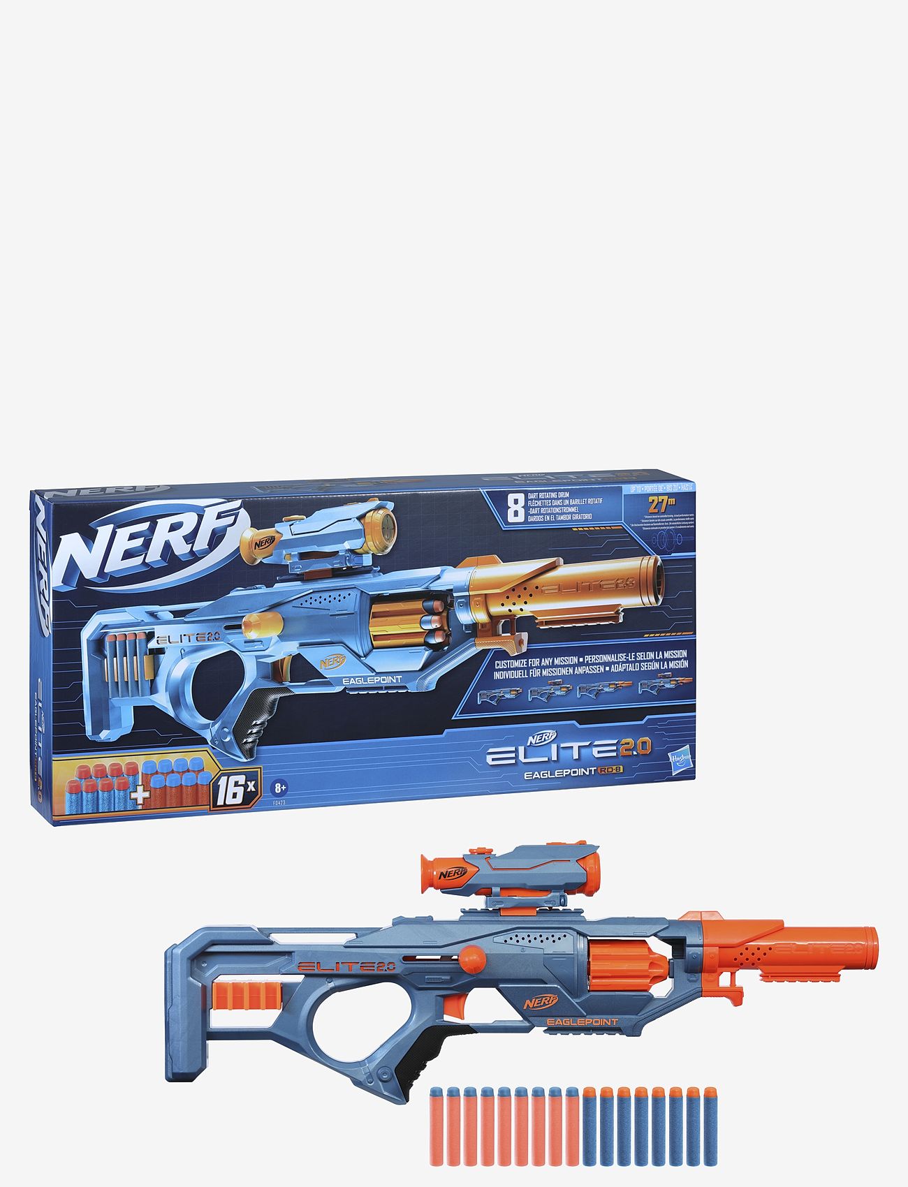 Nerf - Nerf Elite 2.0 Eaglepoint RD-8 - blasters - multi coloured - 4