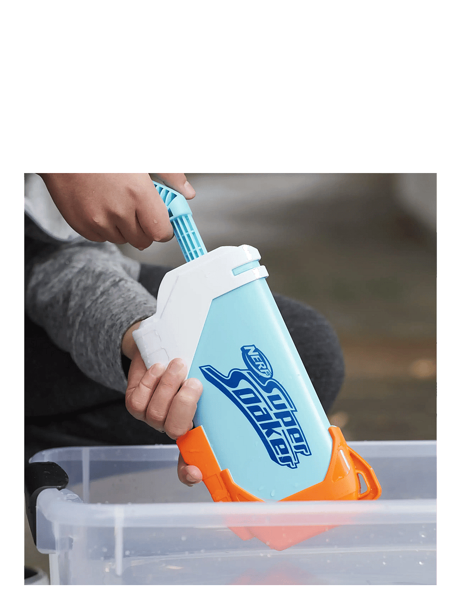 Nerf - Super Soaker water gun/water balloons 236 ml - multi coloured - 1