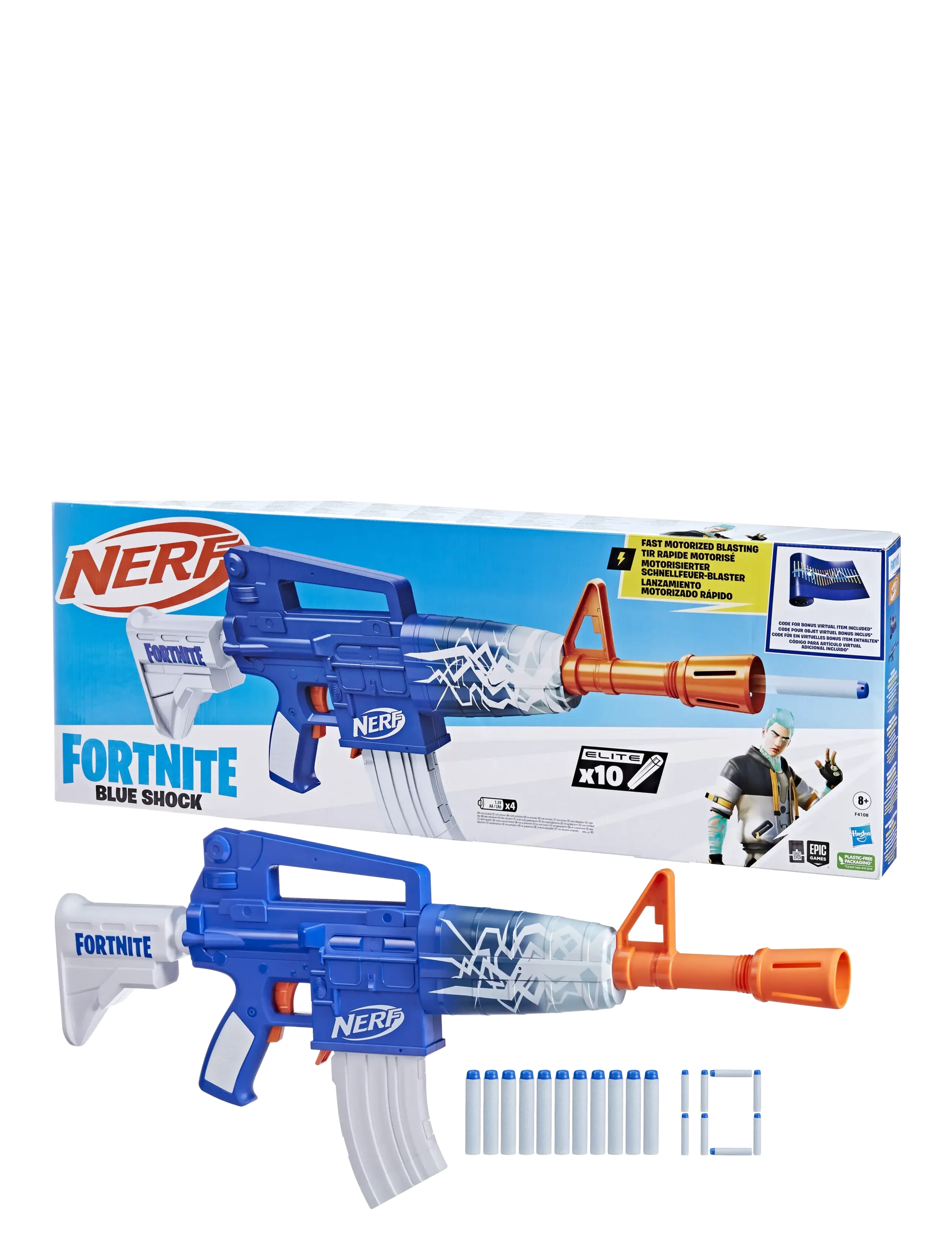 Nerf - Fortnite Blue Shock - superhelter - mulit colured - 1