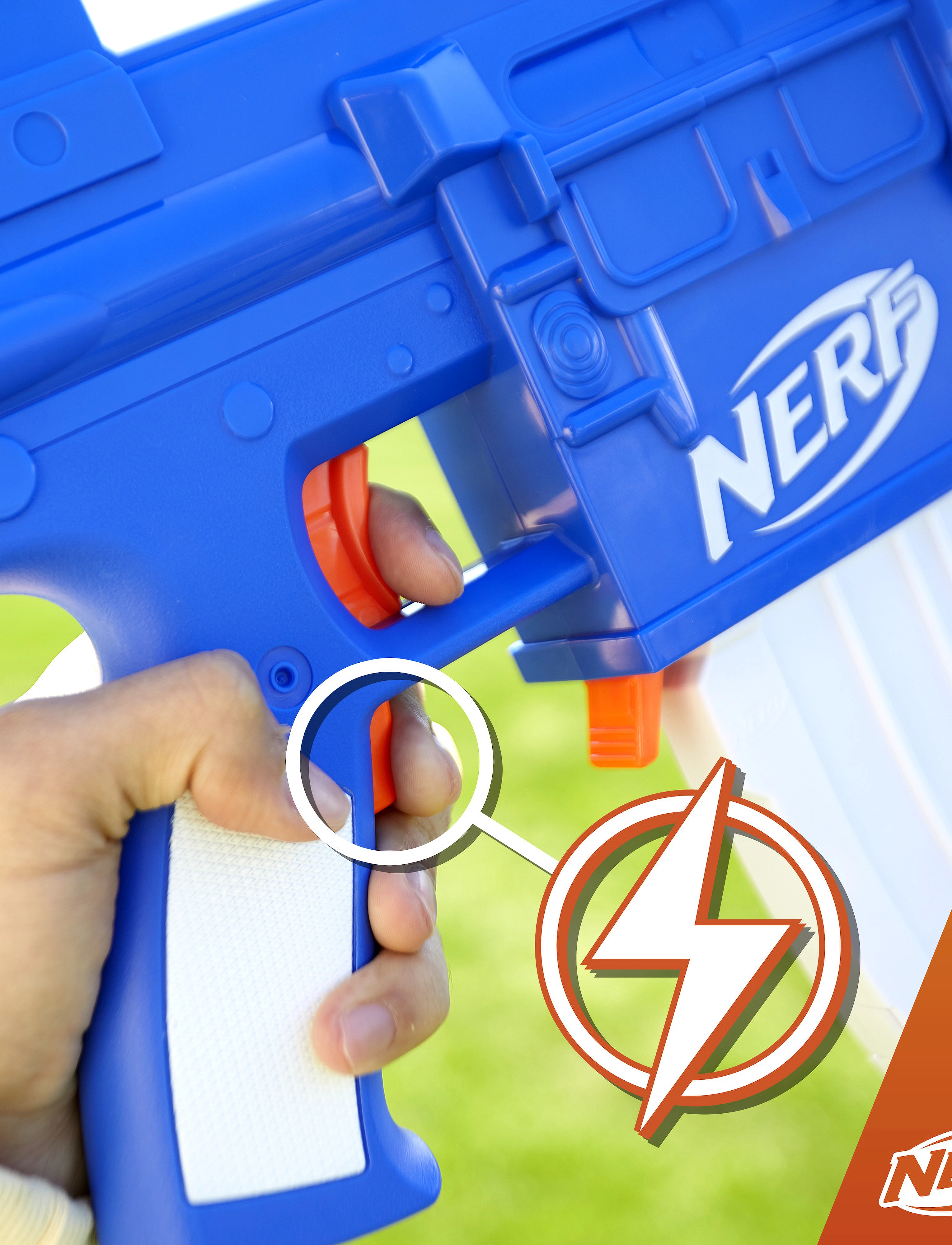 Nerf Fortnite Blue Shock, One Size, Multi/patterned, Legetøj > Toy Guns, Børn