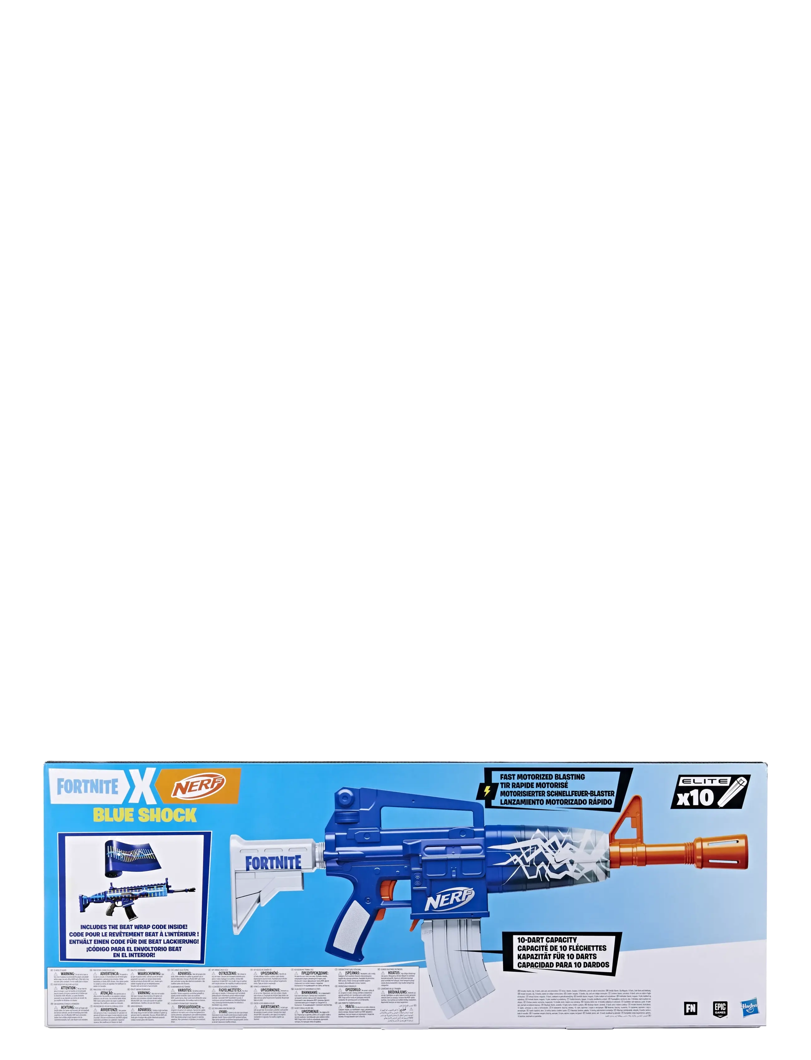 Nerf - Fortnite Blue Shock - superhelter - mulit colured - 3