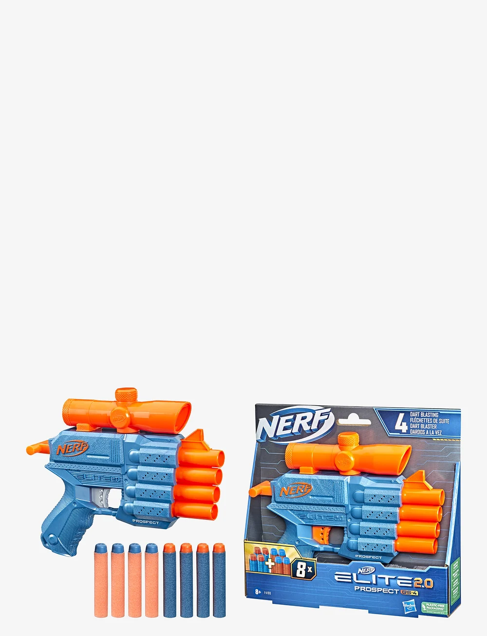 Nerf - Elite 2.0 Prospect QS-4 - blaster byssur - multi coloured - 2