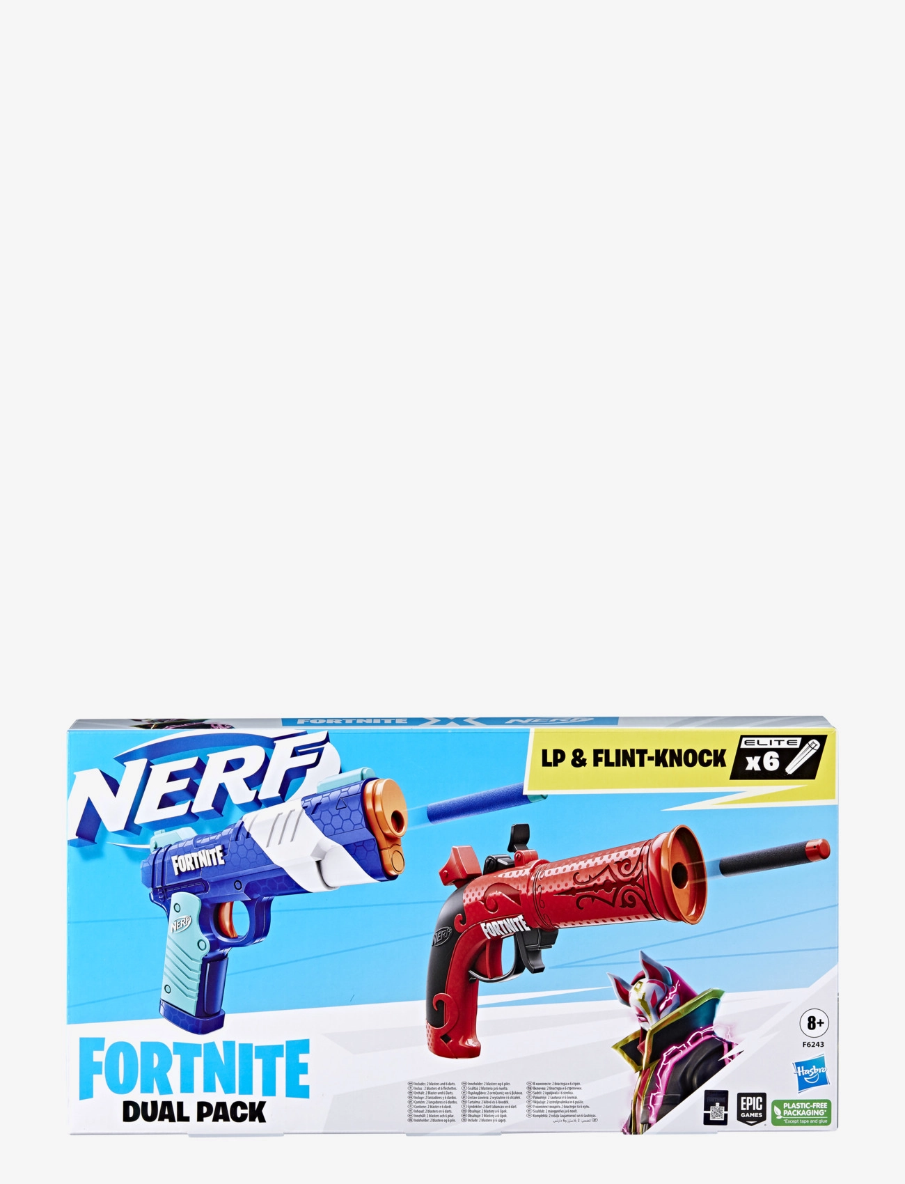 Nerf - Fortnite Dual Pack Includes 2 Blasters and 6 Elite Darts - multi coloured - 3