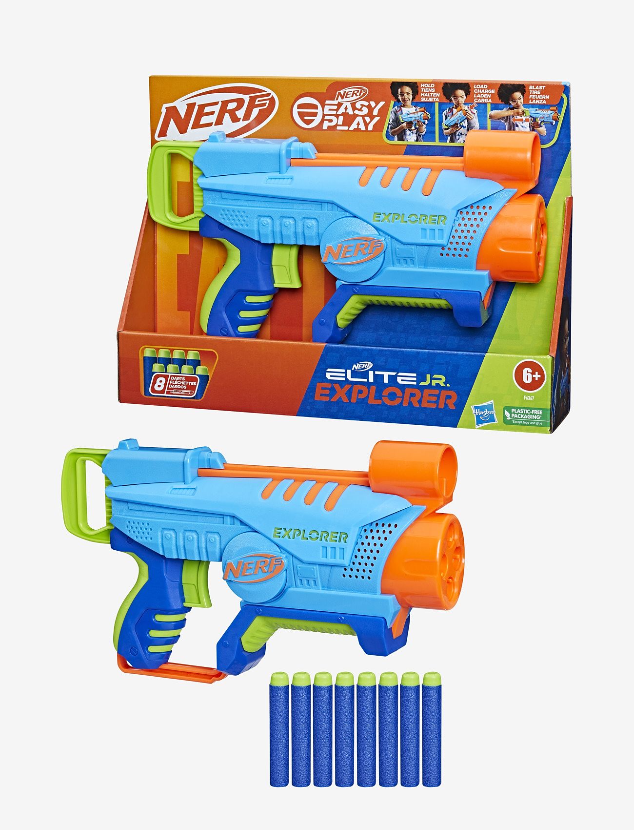 Nerf - Nerf Elite Jr Explorer - mažiausios kainos - multi coloured - 0