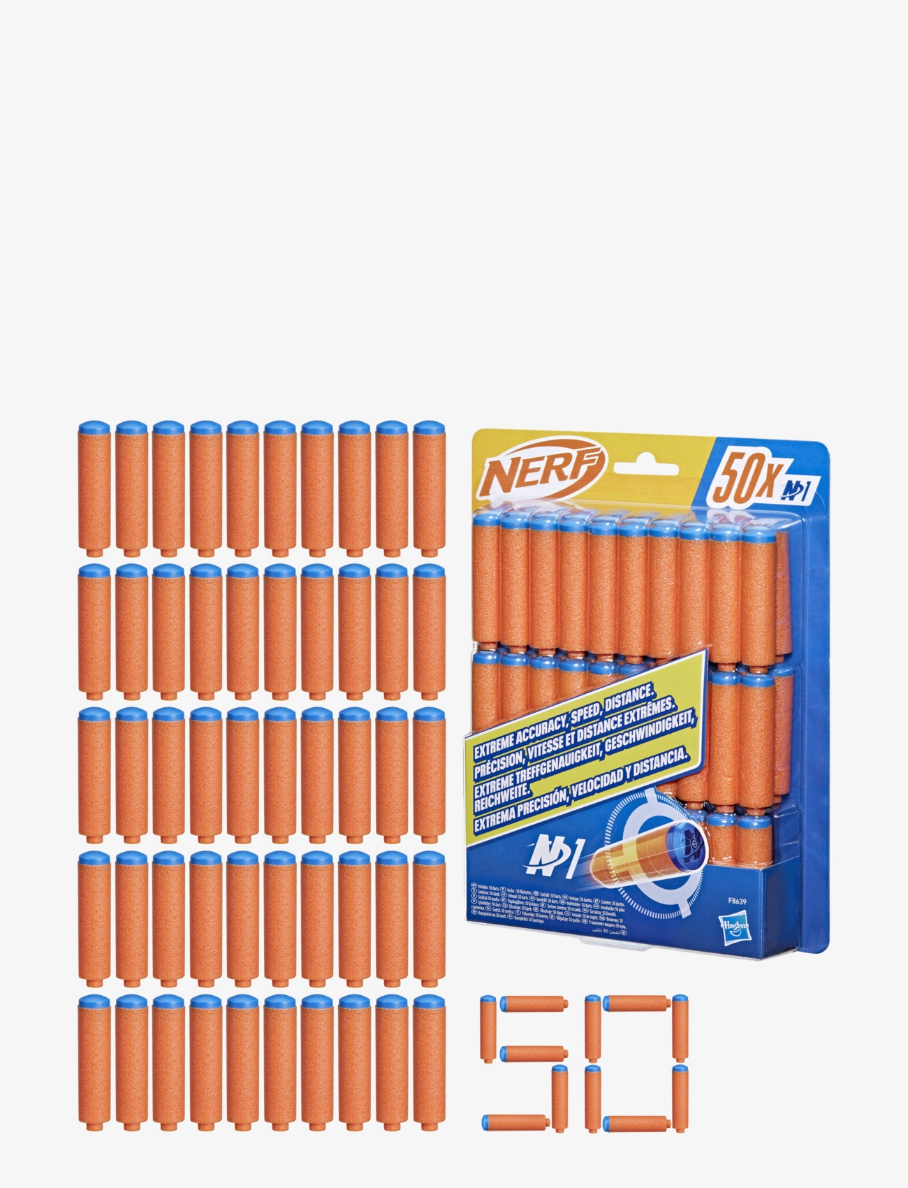 Nerf - N Series N1-Darts 50x - multicolor - 1