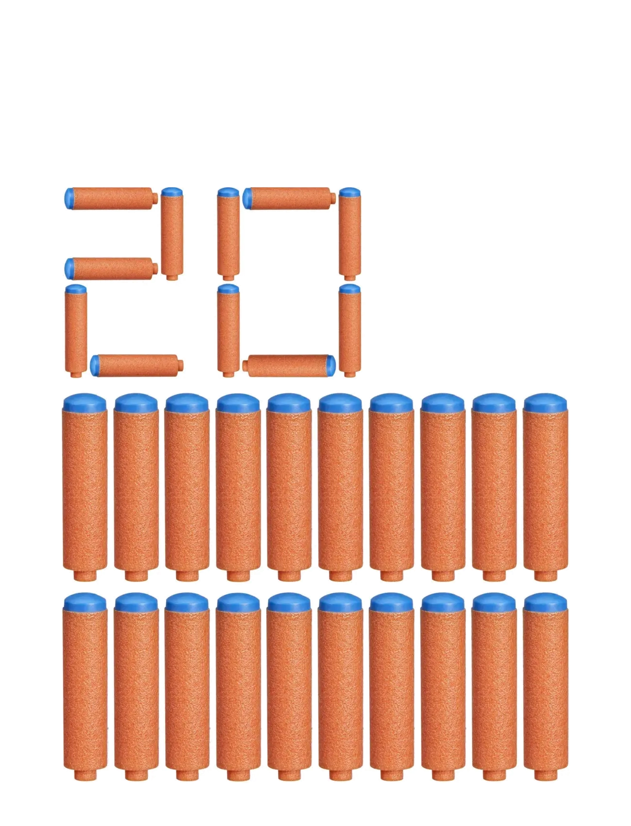 Nerf N Series N1 Darts X 20, One Size, Spielzeug, Orange - Toy Guns, Kinder