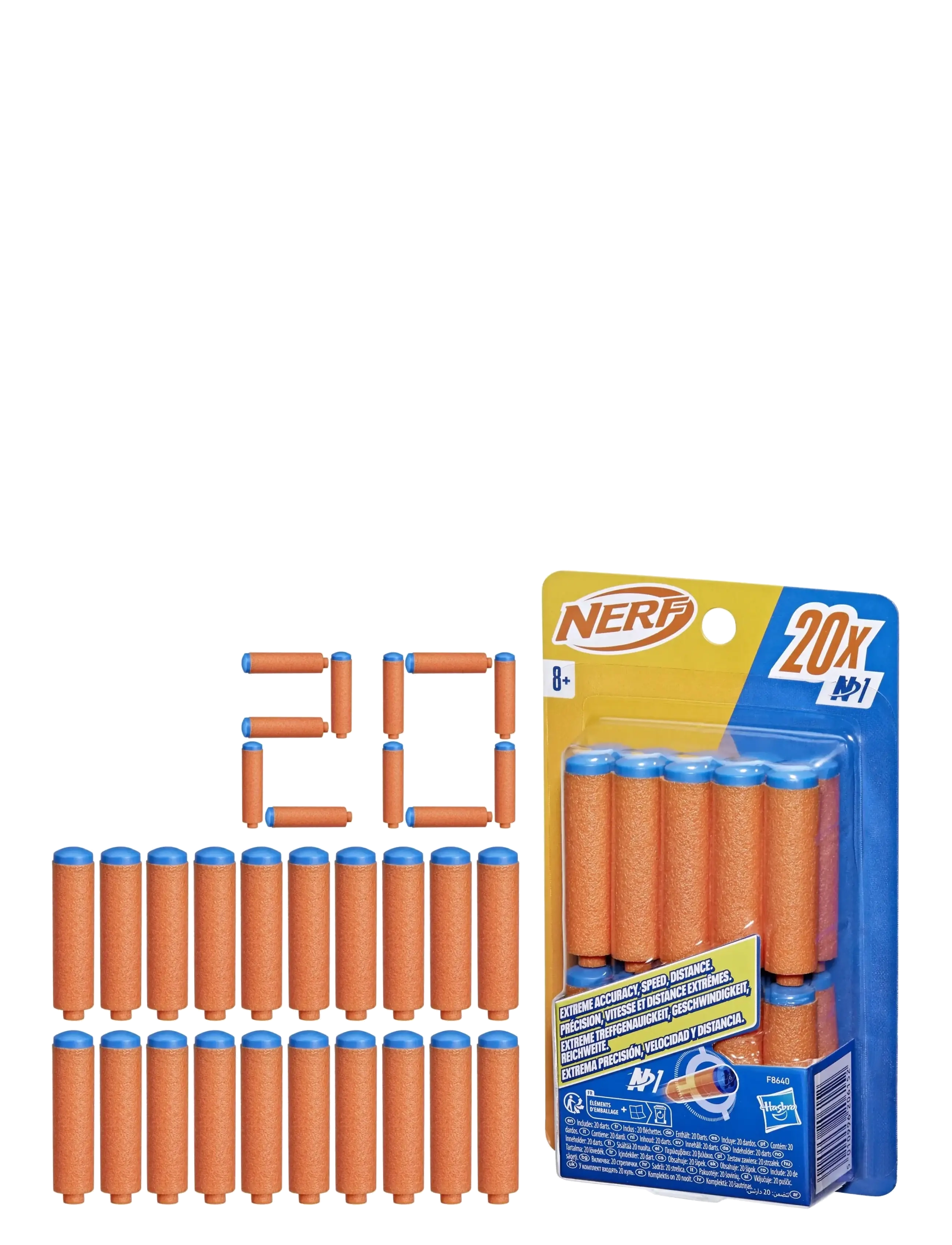 Nerf N Series N1 Darts x 20 - Blasters - MULTICOLOR / orange