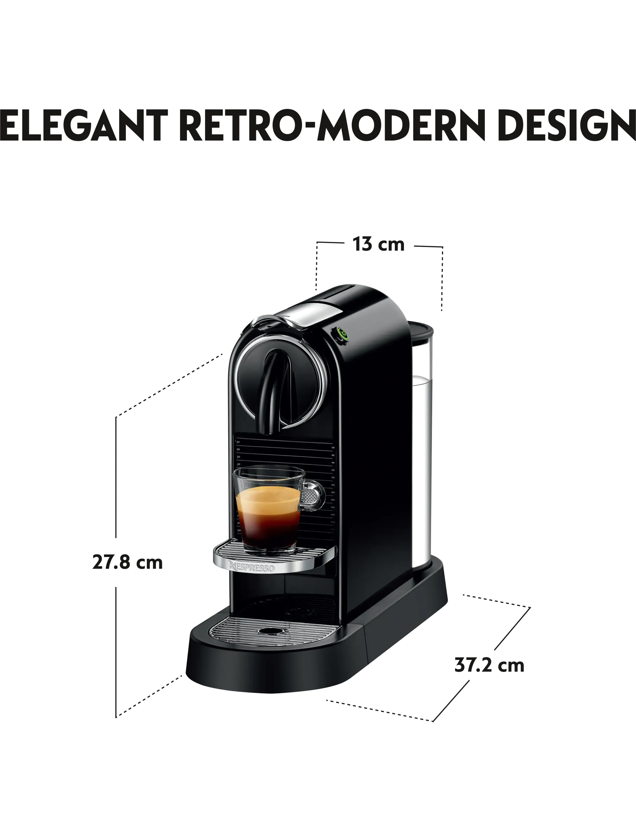 Nespresso - De'Longhi Nespresso Citiz EN167.B - espressomaskiner - black - 4