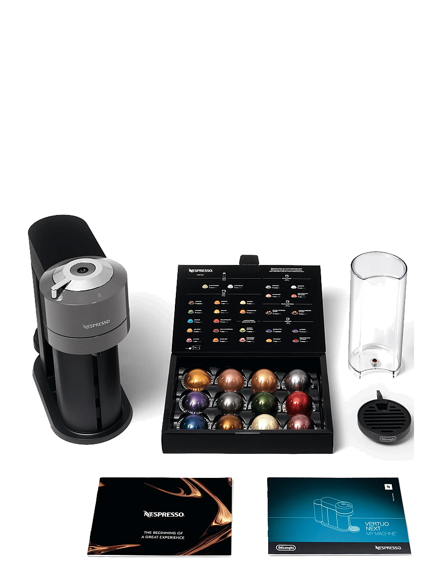 Nespresso - De'Longhi Nespresso Vertuo Next ENV120.GY - kaffemaskine - grey - 1