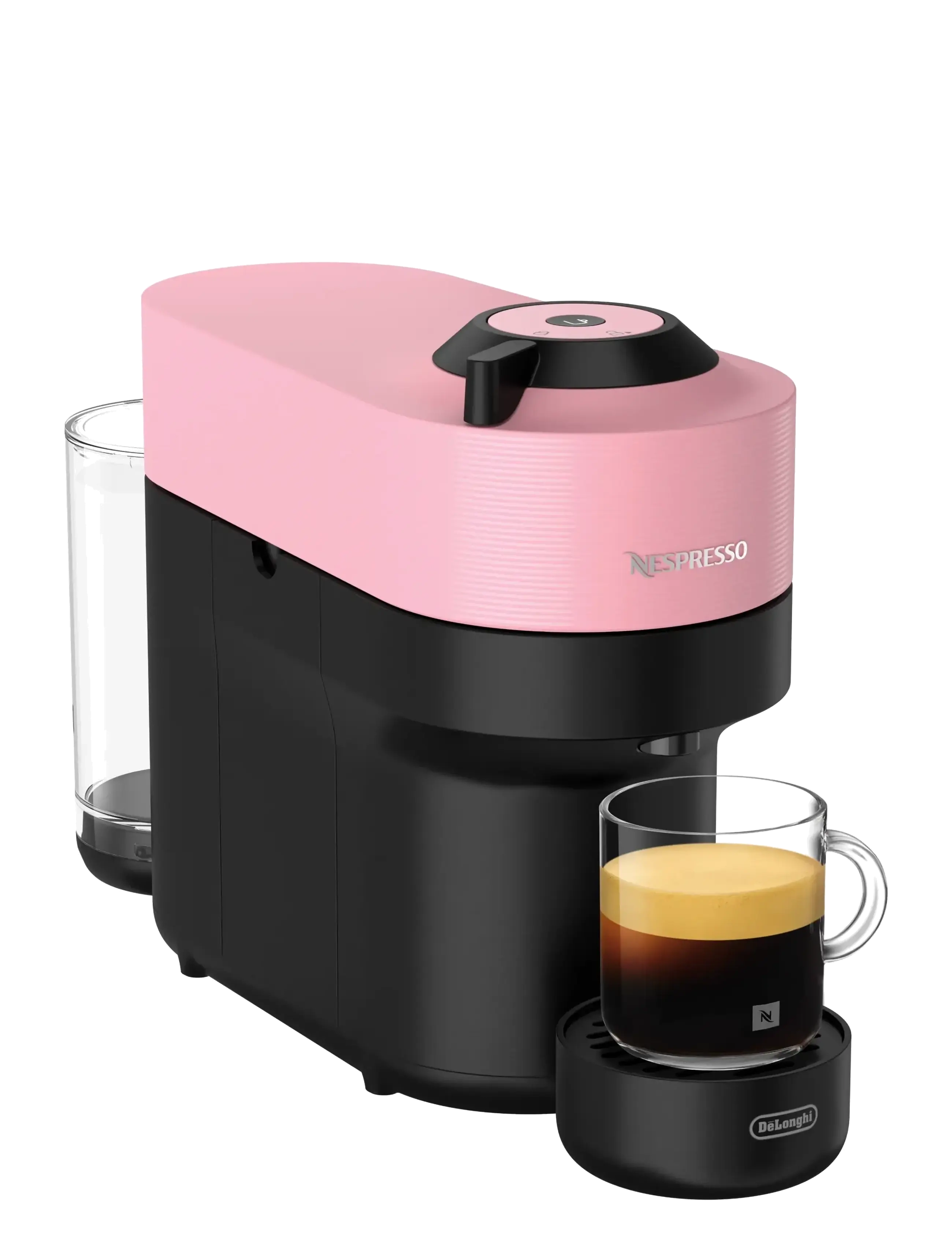 Nespresso De'longhi Vertuo Pop Env90.P, Kaffemaskine, Lyserød, Str: 1260 WATT
