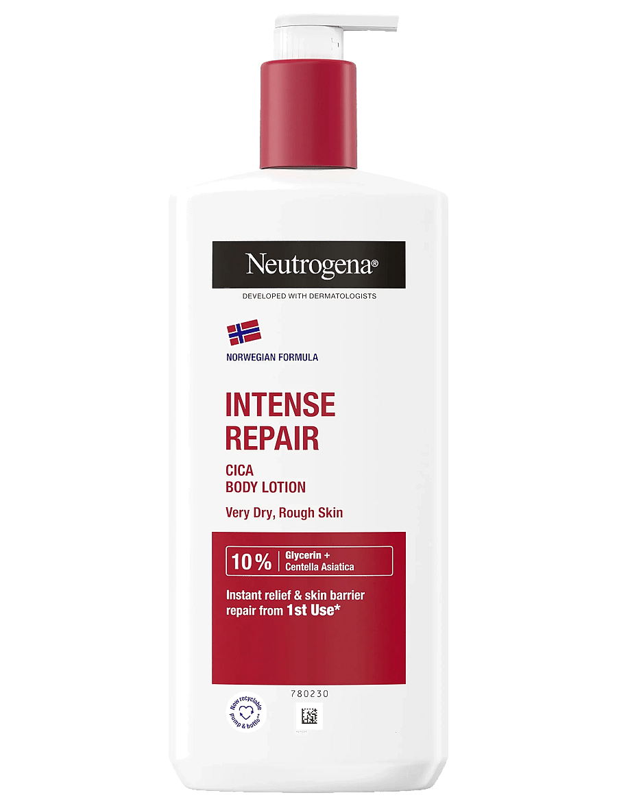 Neutrogena - Neutrogena Norwegian Formula Intense Repair CICA Body Lotion, 400ml - lotion & creme - clear - 0
