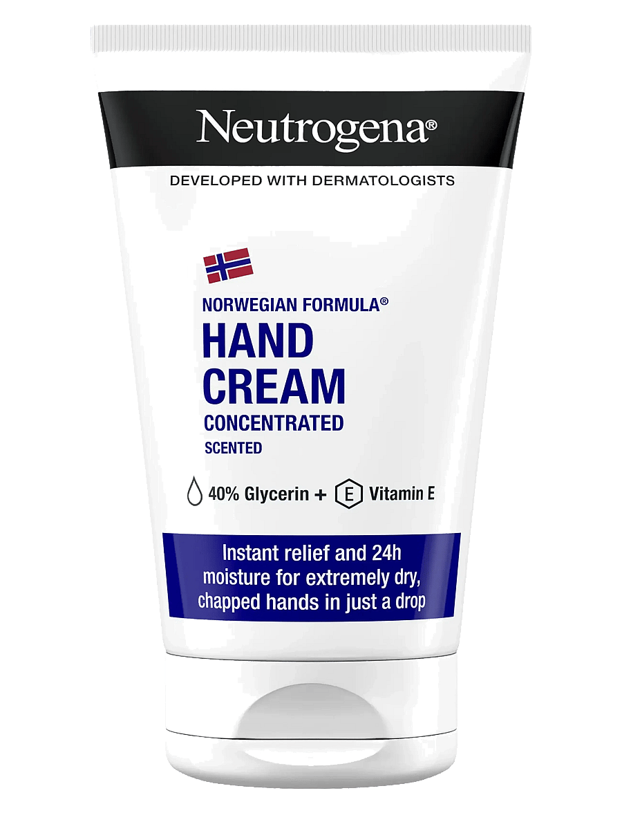 Neutrogena - Neutrogena Norwegian Formula Concentrated Hand Cream Scented, 50 ml - käsivoiteet - clear - 0