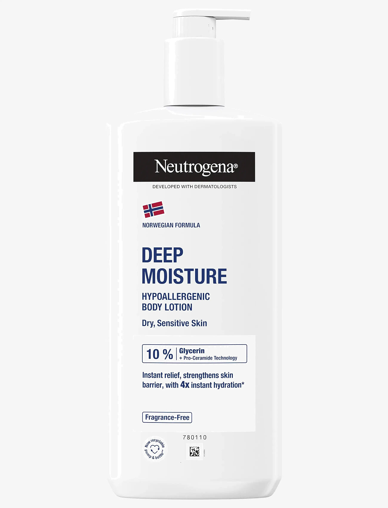 Neutrogena - Neutrogena Norwegian Formula Deep Moisture Hypoallergenic Body Lotion, 400ml - lotion & cream - clear - 0