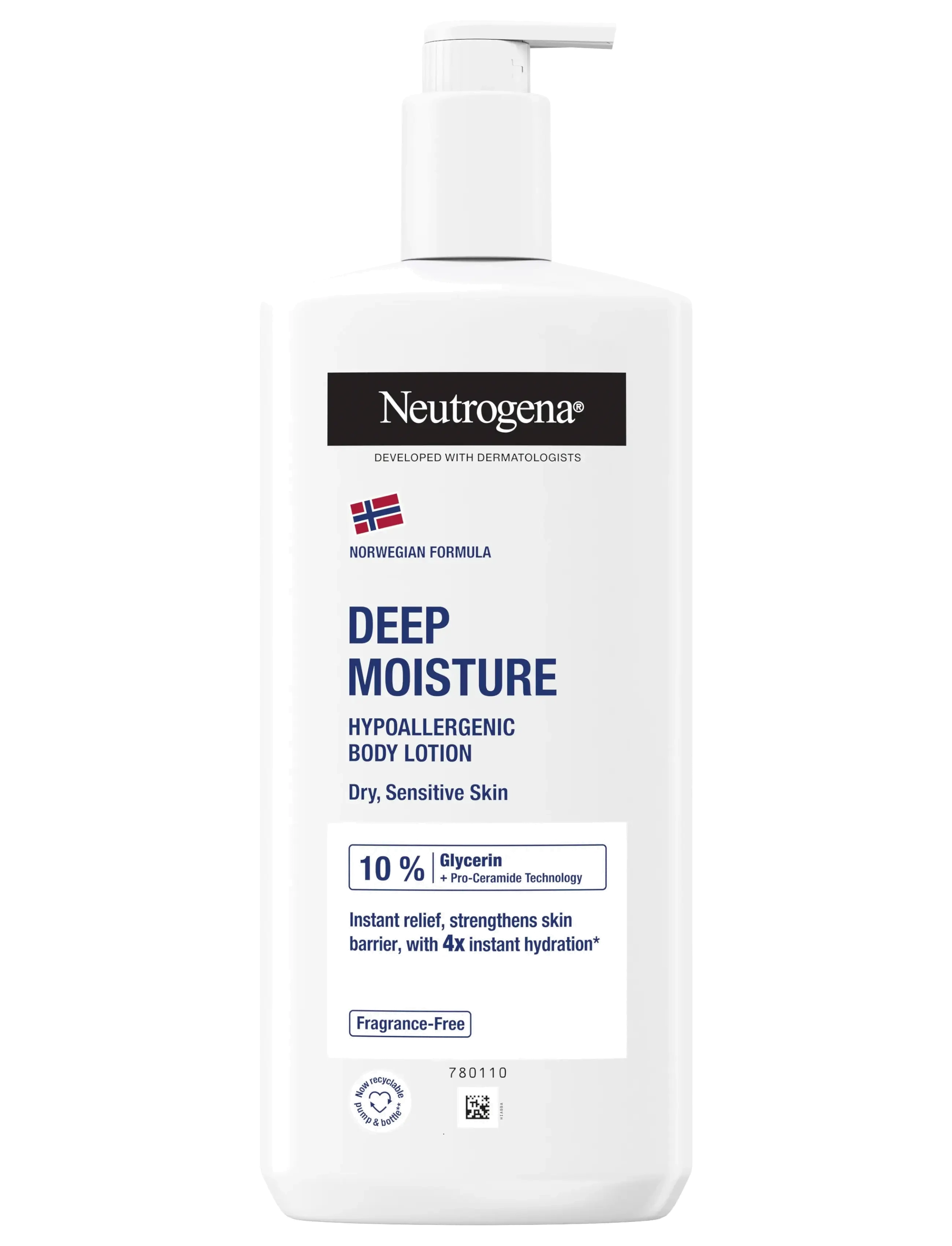 Neutrogena Neutrogena Norwegian Formula Deep Moisture Hypoallergenic Body Lotion, 400ml - Hudpleje - CLEAR / undefined
