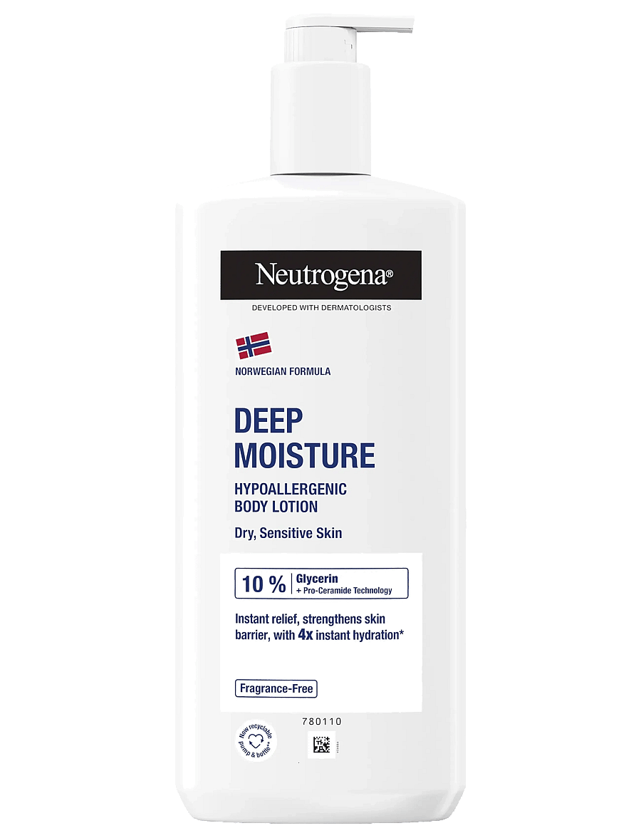 Neutrogena - Neutrogena Norwegian Formula Deep Moisture Hypoallergenic Body Lotion, 400ml - lotion & cream - clear - 0