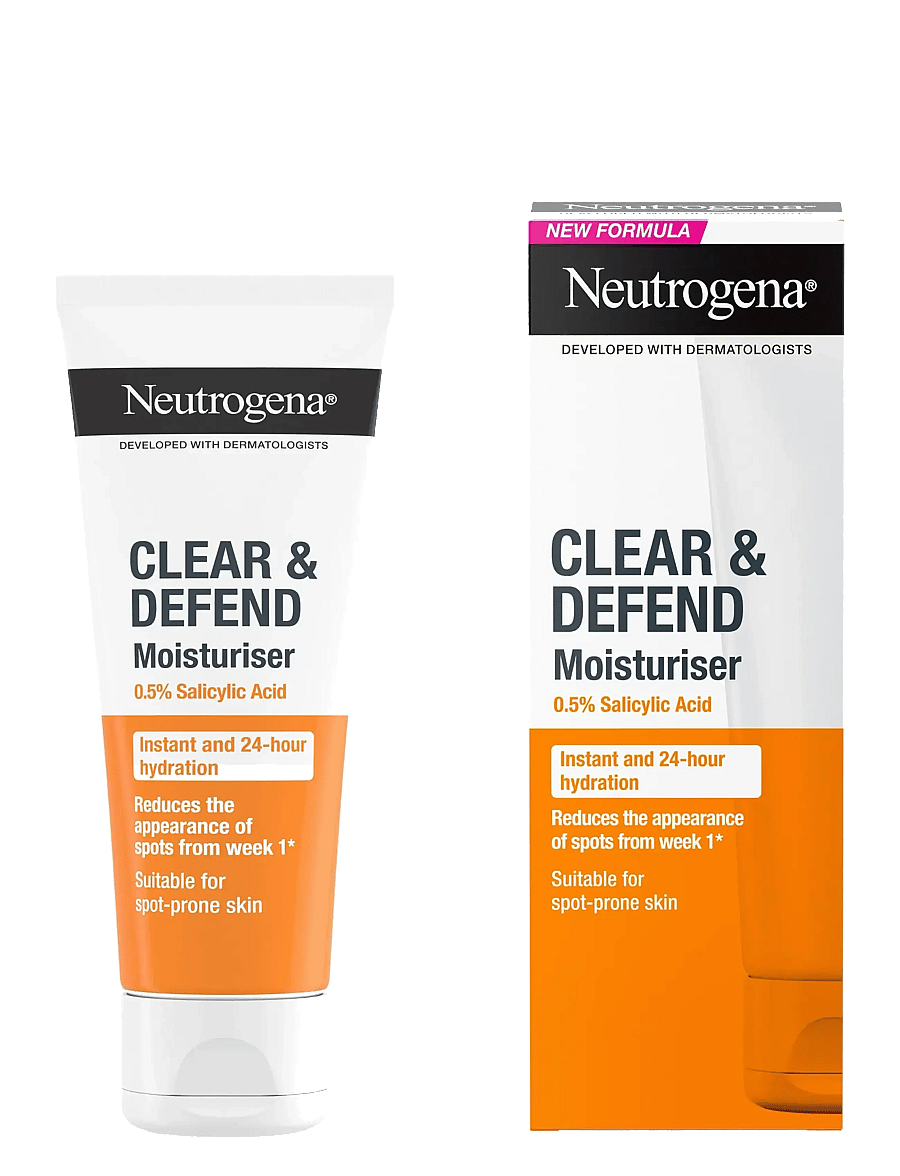 Neutrogena - Neutrogena Clear & Defend 0,5% Salicylic Acid Moisturiser 50 ml - fugtpleje - clear - 0