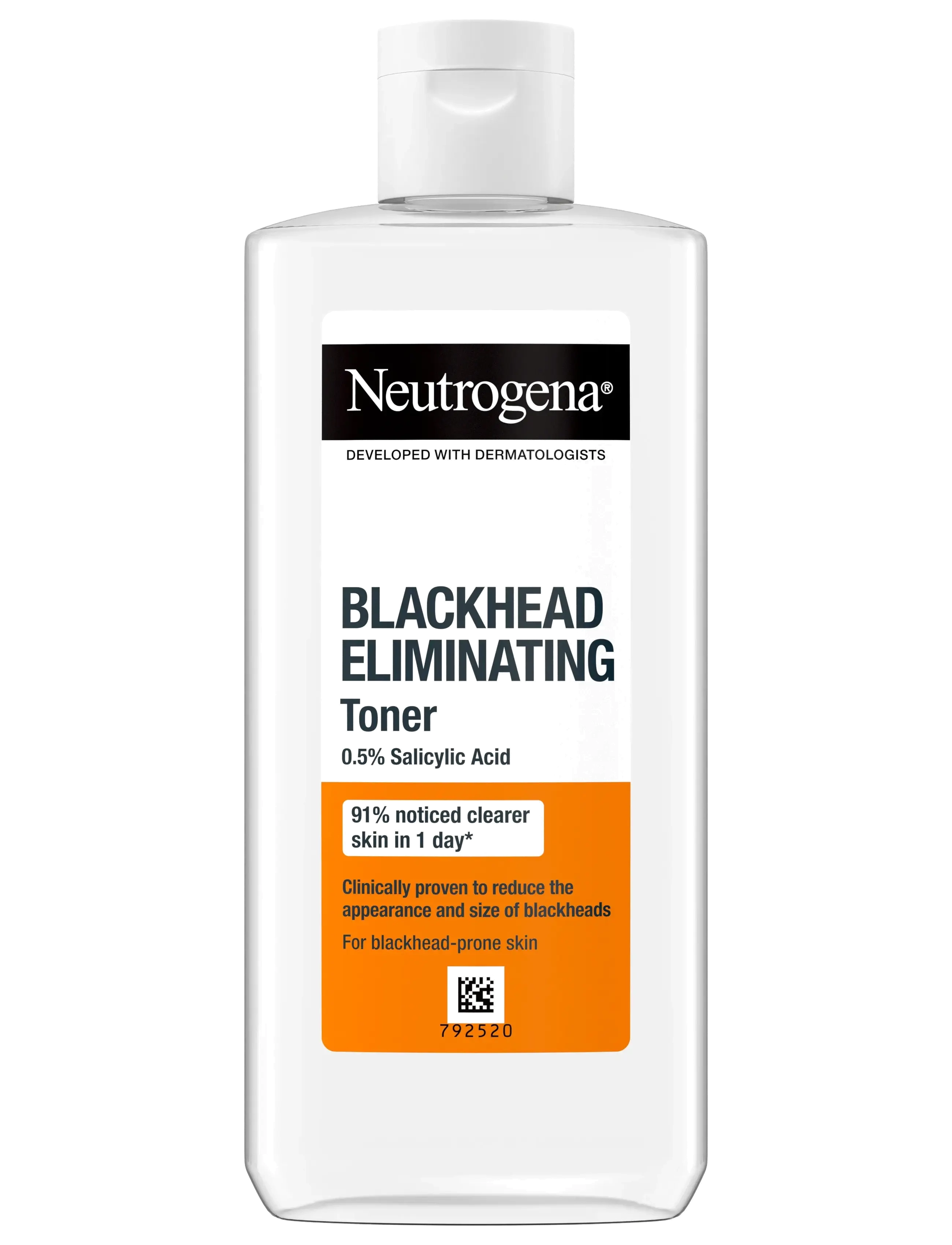 Neutrogena Neutrogena Blackhead Eliminating Toner 0.5 % Salicylic Acid 200 ml, 200 ml, White, Tonere > Eksfolierende Tonere, Dame