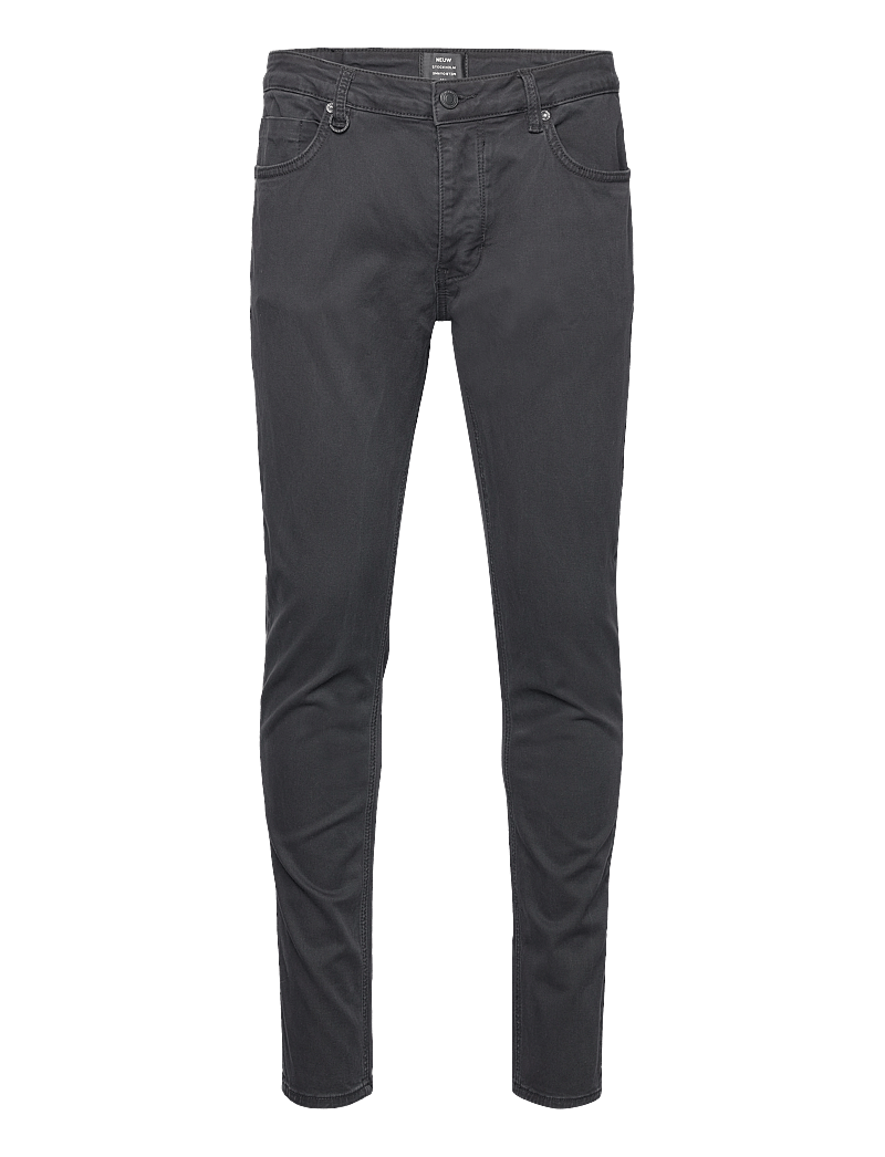 NEUW - LOU SLIM TWILL MILITARY - slim jeans - black - 1