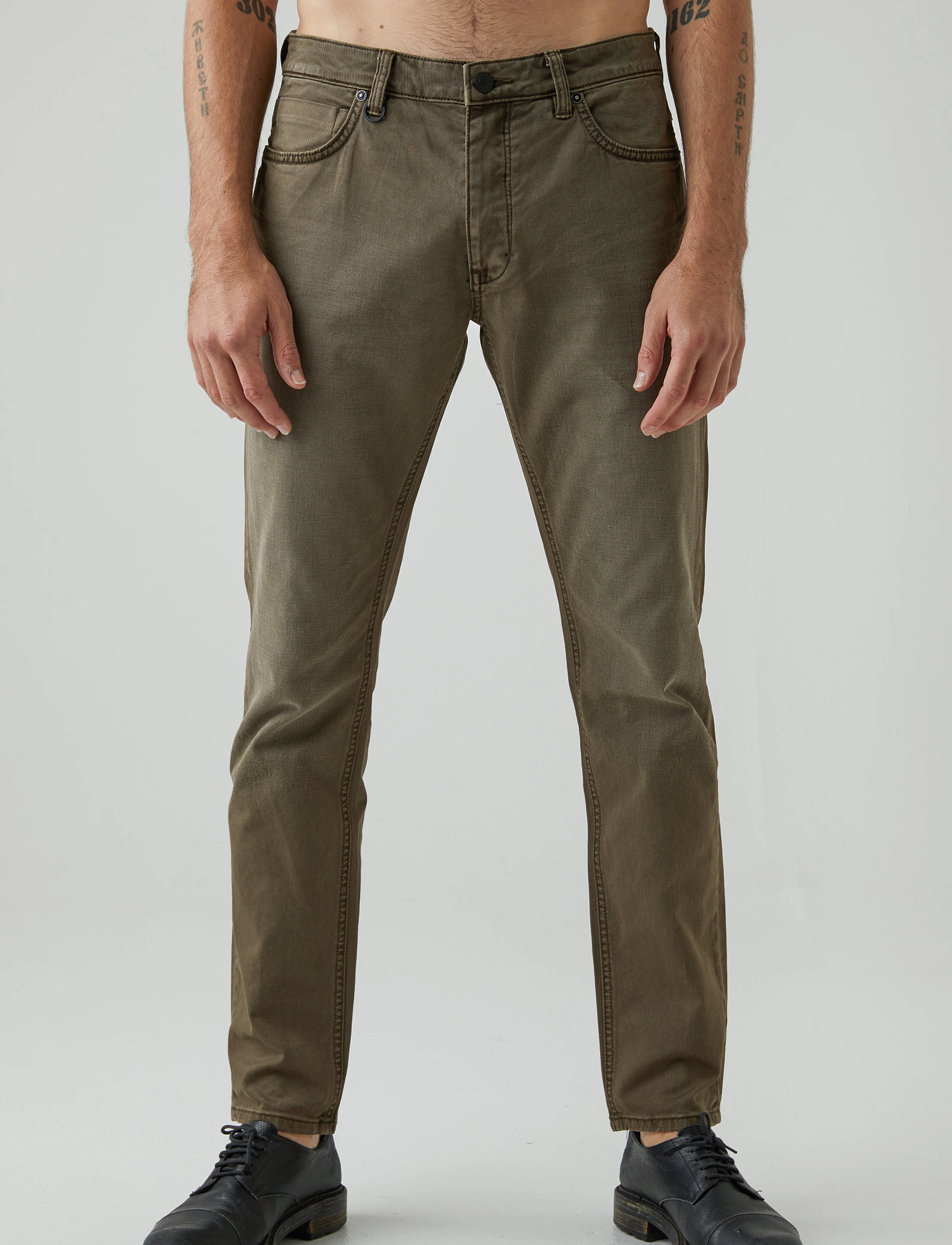 Neuw Lou Slim Twill Military slim fit jeans herr – bild 2