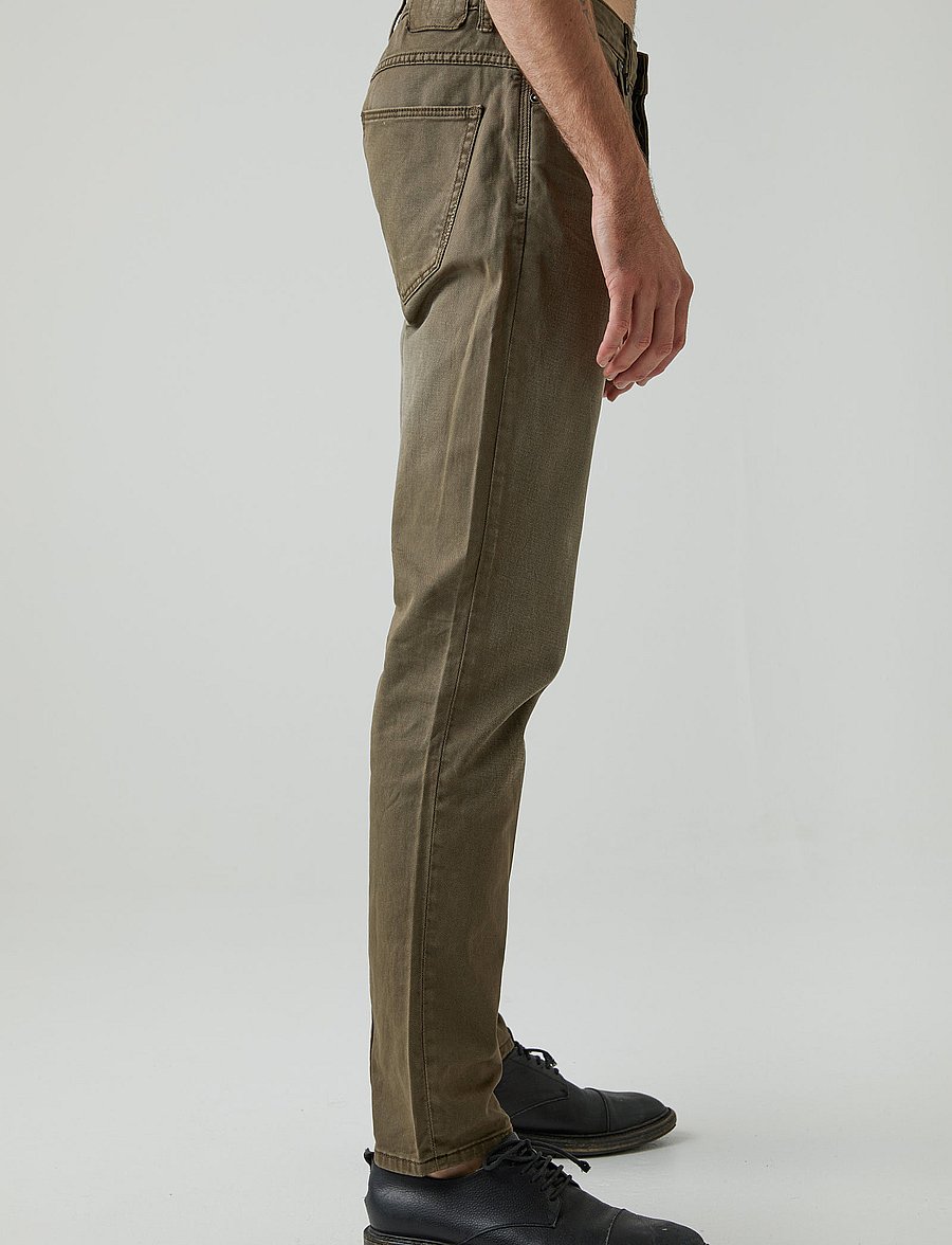 NEUW - LOU SLIM TWILL MILITARY - slim jeans - desert - 3