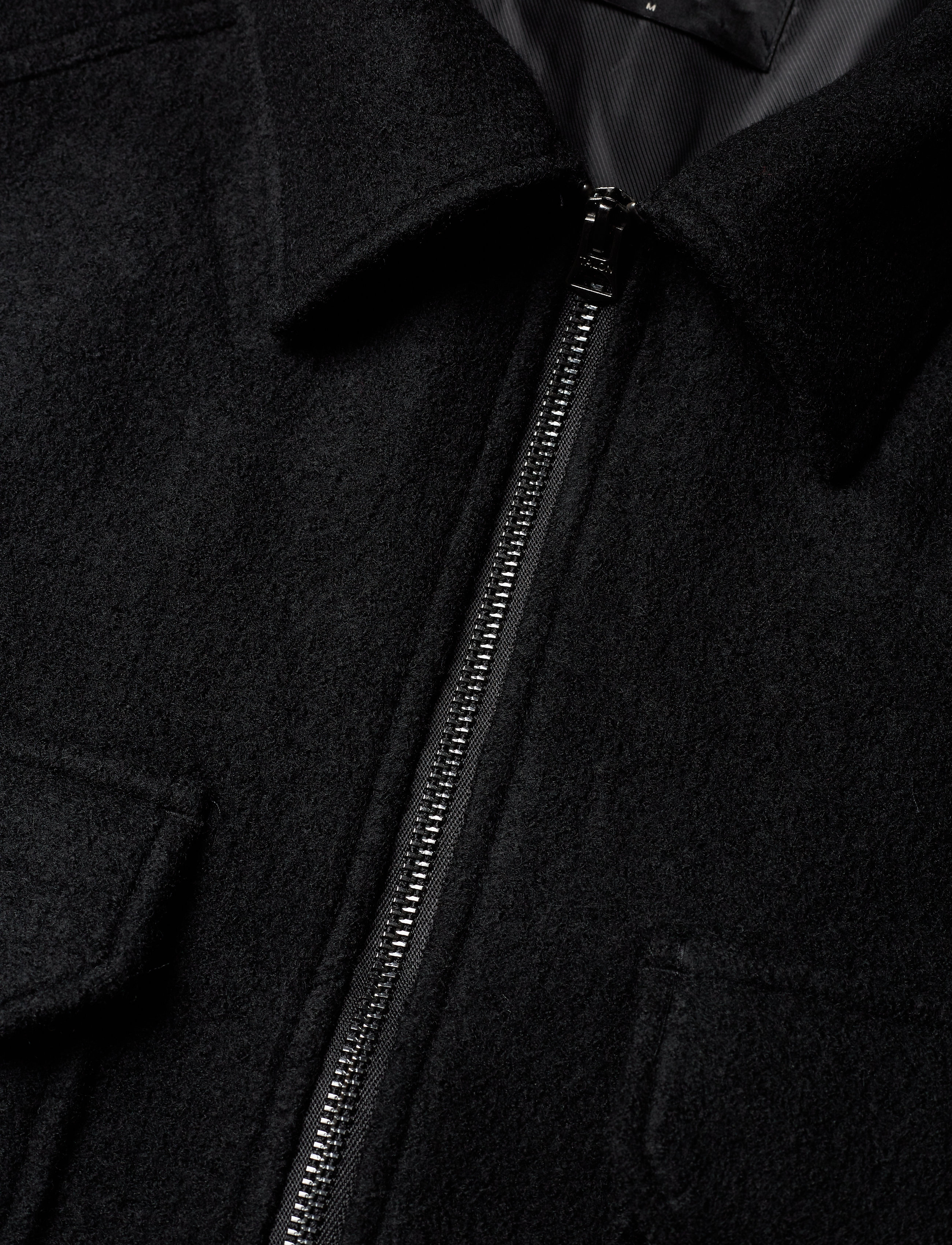 NEUW - WOOL FIELD JACKET - black - 2