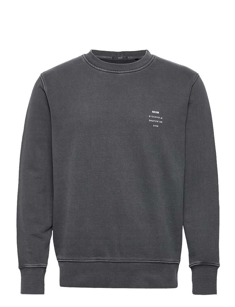 NEUW - NEUW CREW PALE SAND - sweats - black - 1