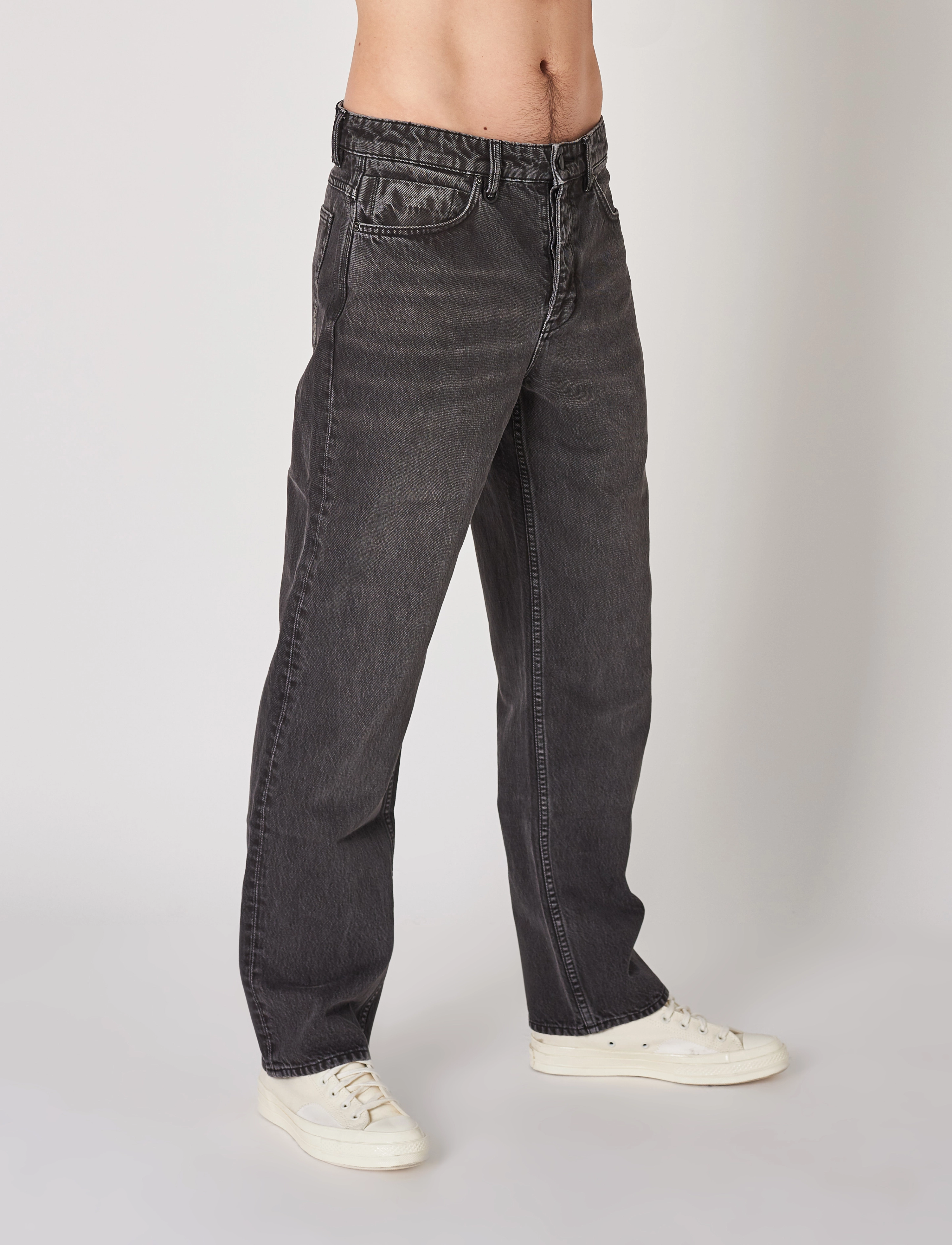 NEUW - LIAM LOOSE SUBWAY BLACK - washed black - 4