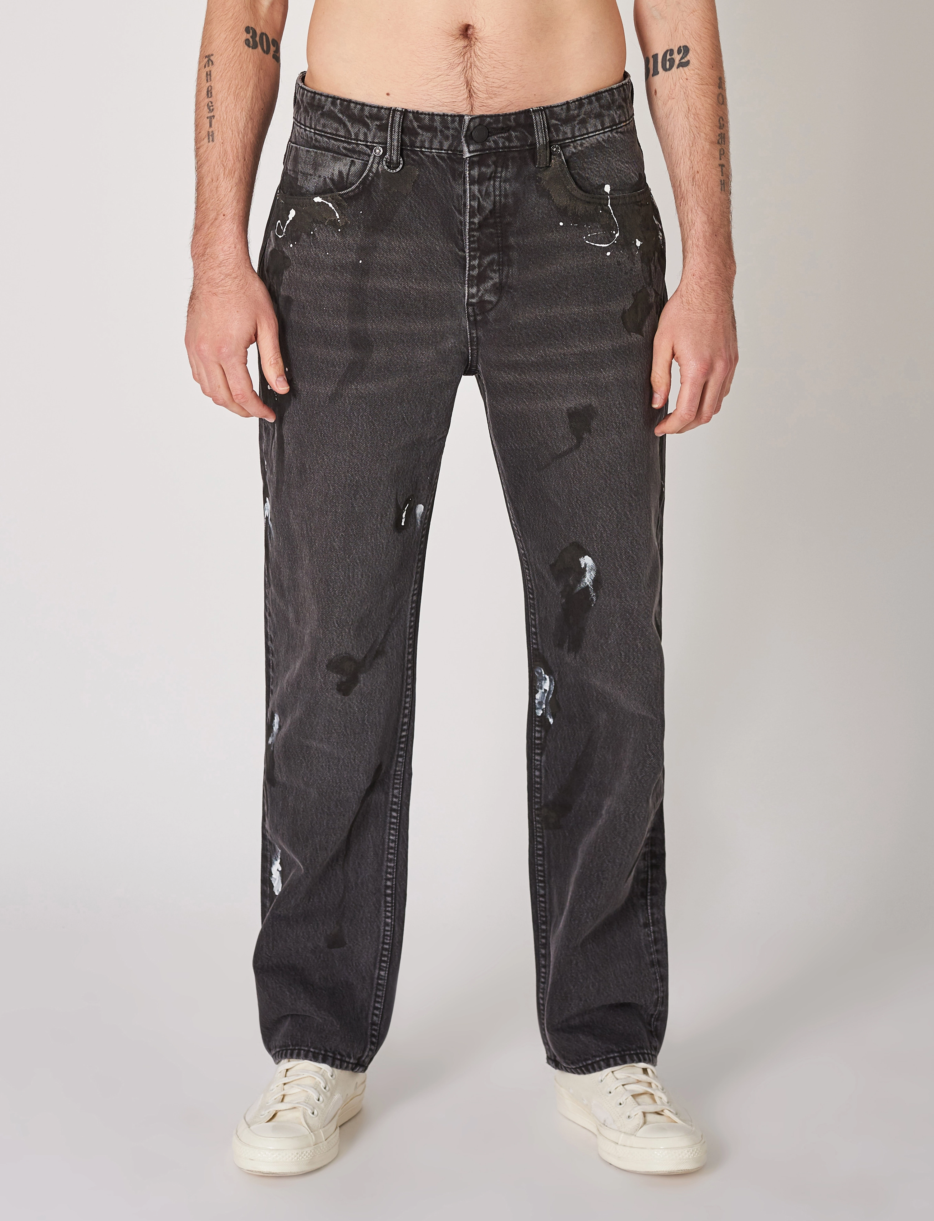 NEUW Liam Loose Subway Black Art, 32 x 32, Black, Jeans > Afslappede, Herre