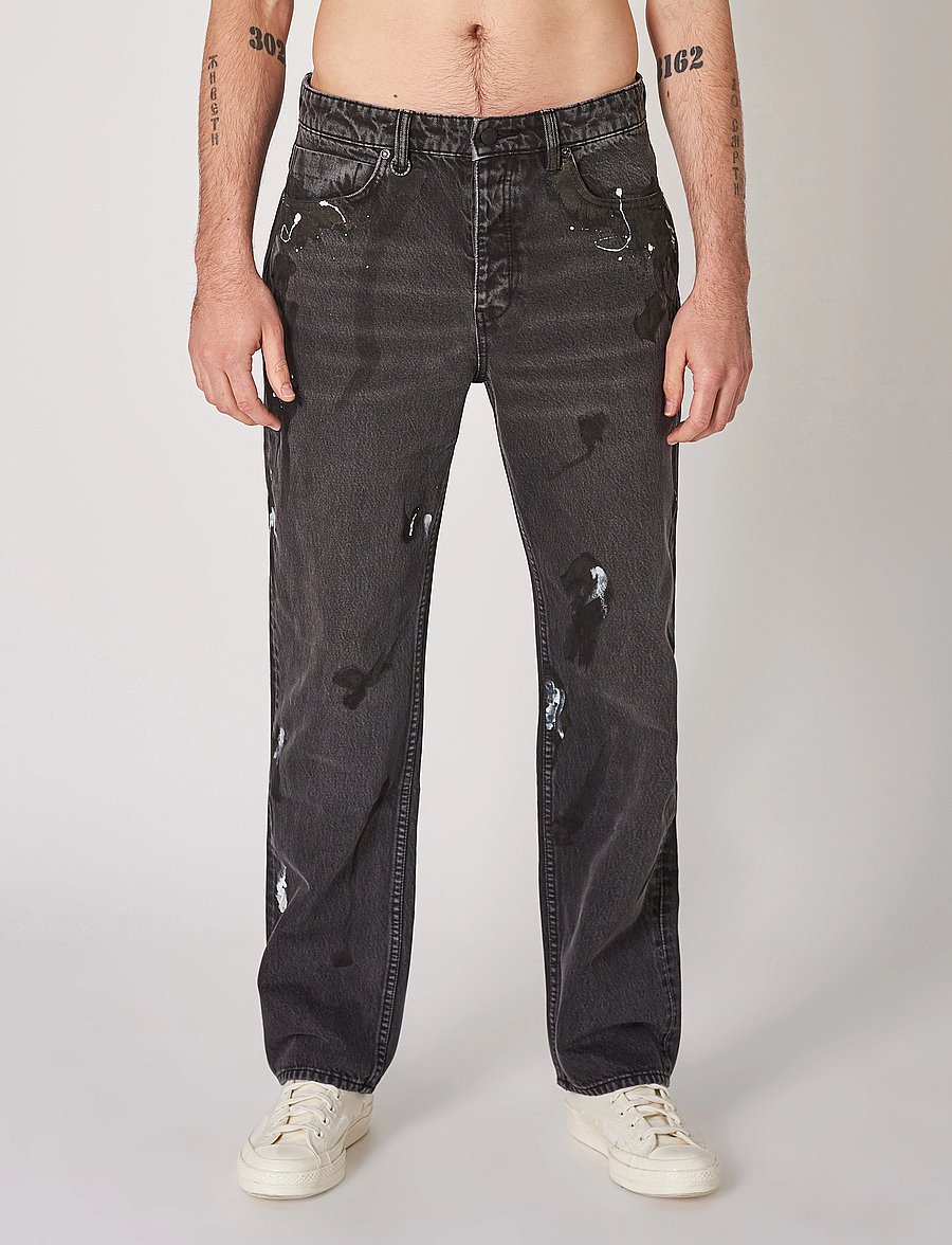 NEUW - LIAM LOOSE SUBWAY BLACK ART - loose jeans - black art - 0