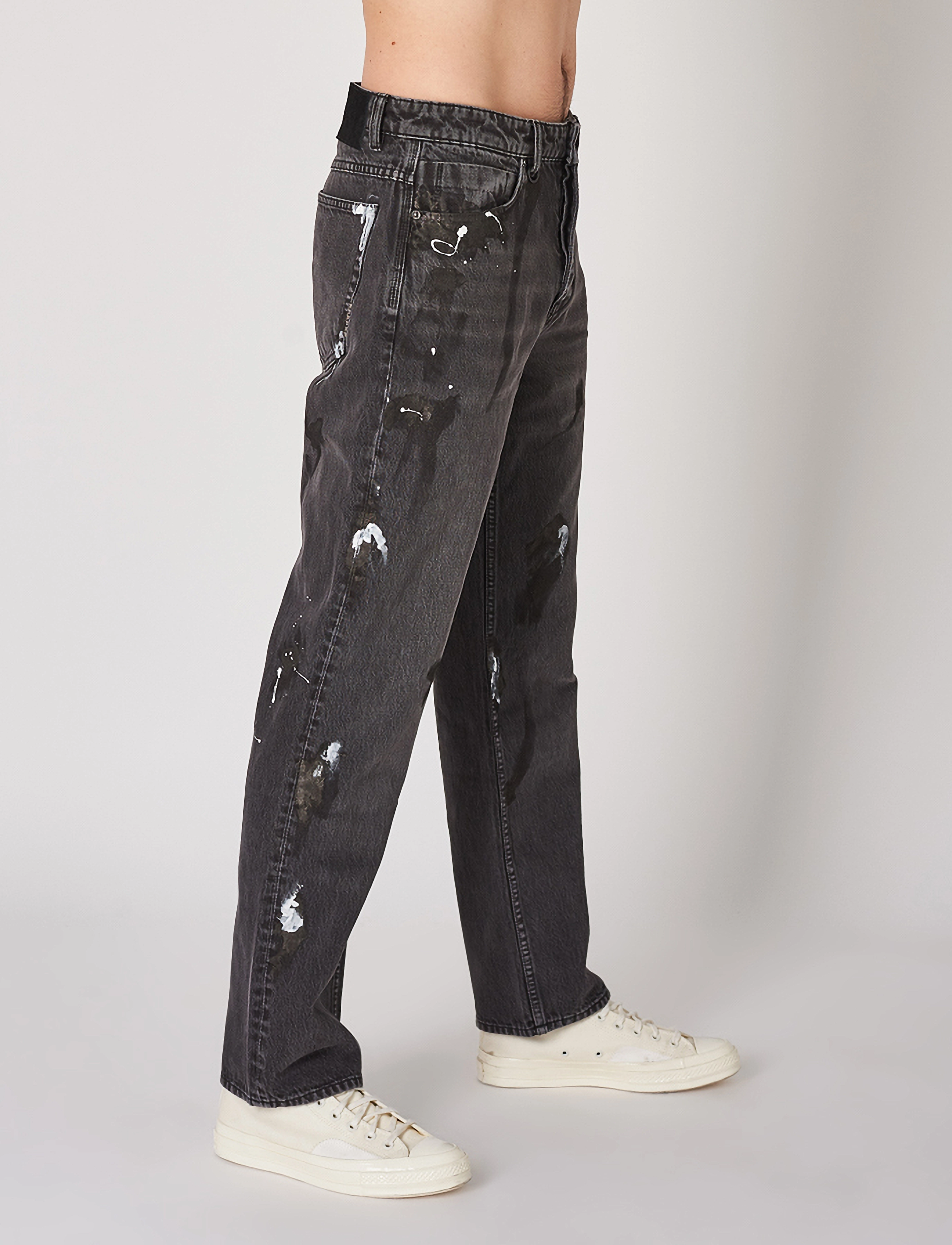 NEUW - LIAM LOOSE SUBWAY BLACK ART - loose jeans - black art - 4