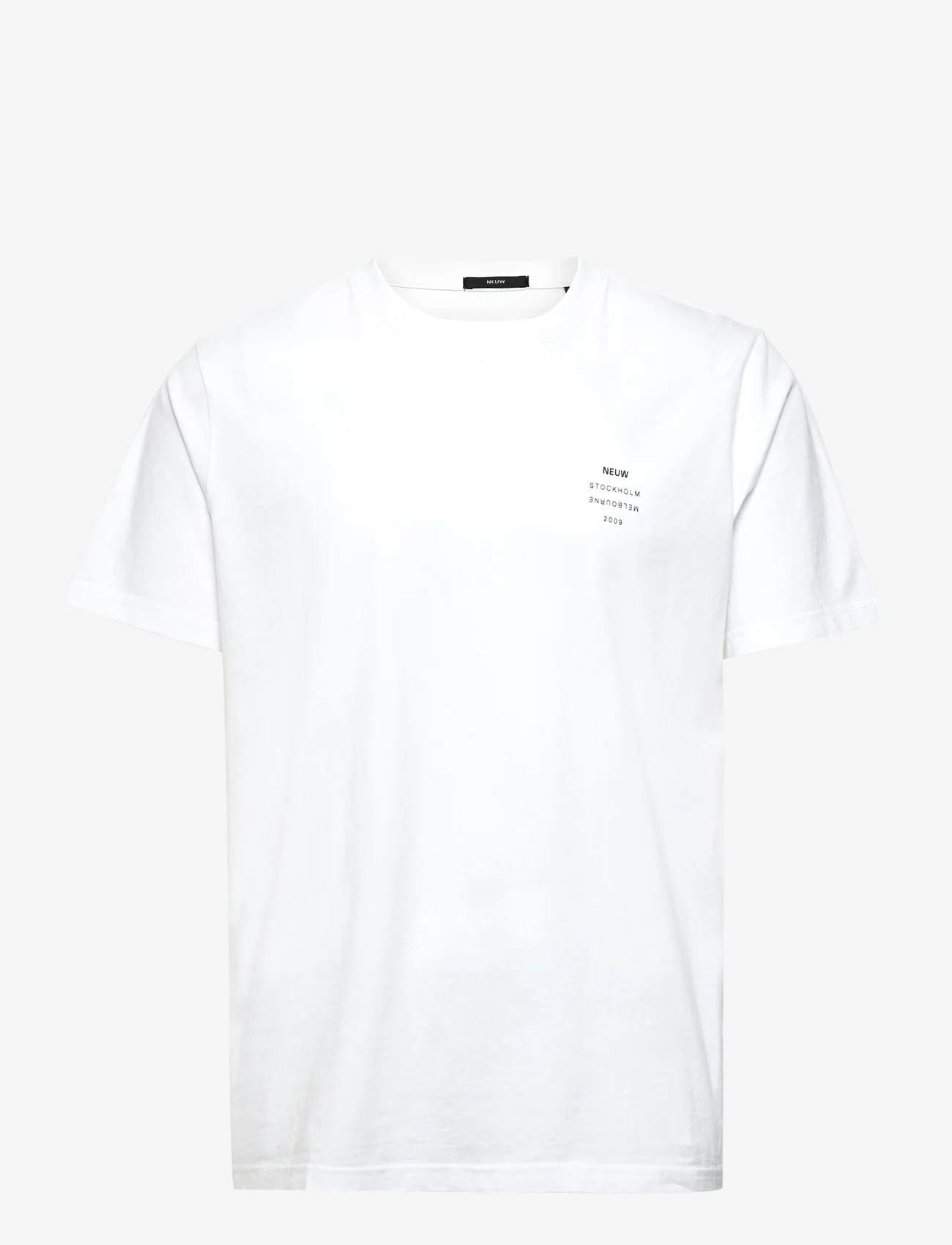 NEUW - ORGANIC NEUW BAND TEE - t-shirts - white - 0