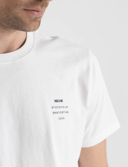 NEUW - ORGANIC NEUW BAND TEE - basic t-shirts - white - 4