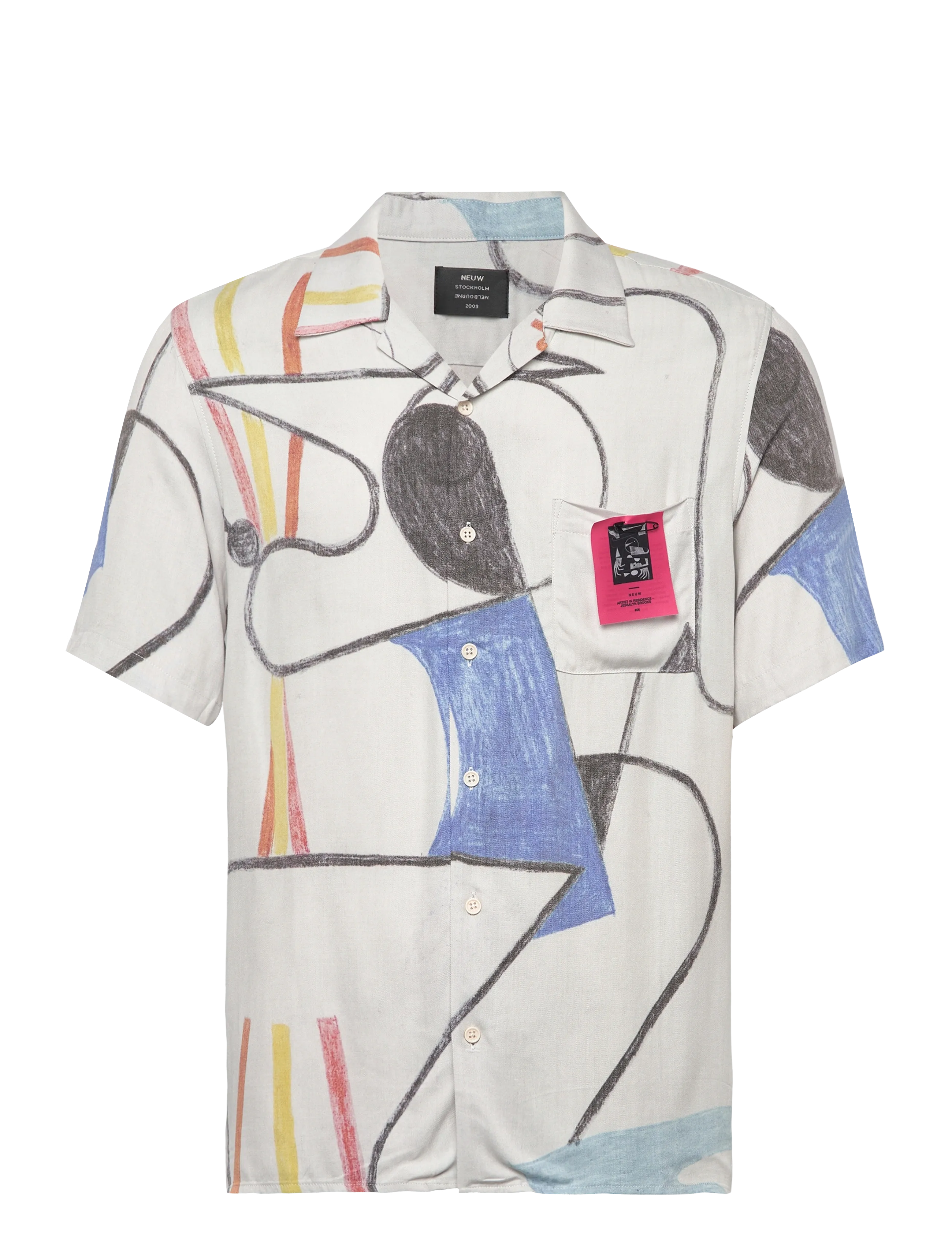 NEUW BROOKS ART SHIRT 2WHITE ART - NEUW - WHITE / white