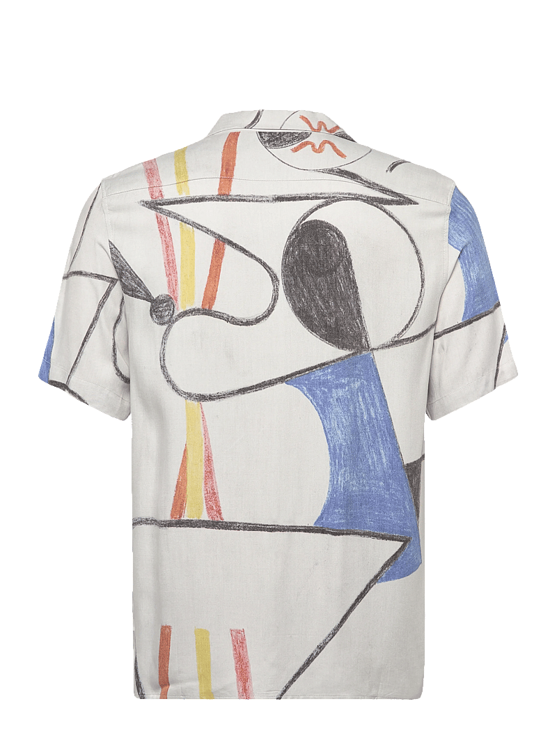 NEUW - BROOKS ART SHIRT 2WHITE ART - mustriga särgid - white - 2