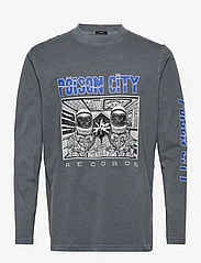 NEUW - POISON CITY LS TEE - långärmade t-shirts - graphite - 0
