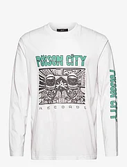 NEUW - POISON CITY LS TEE - langærmede t-shirts - white - 0