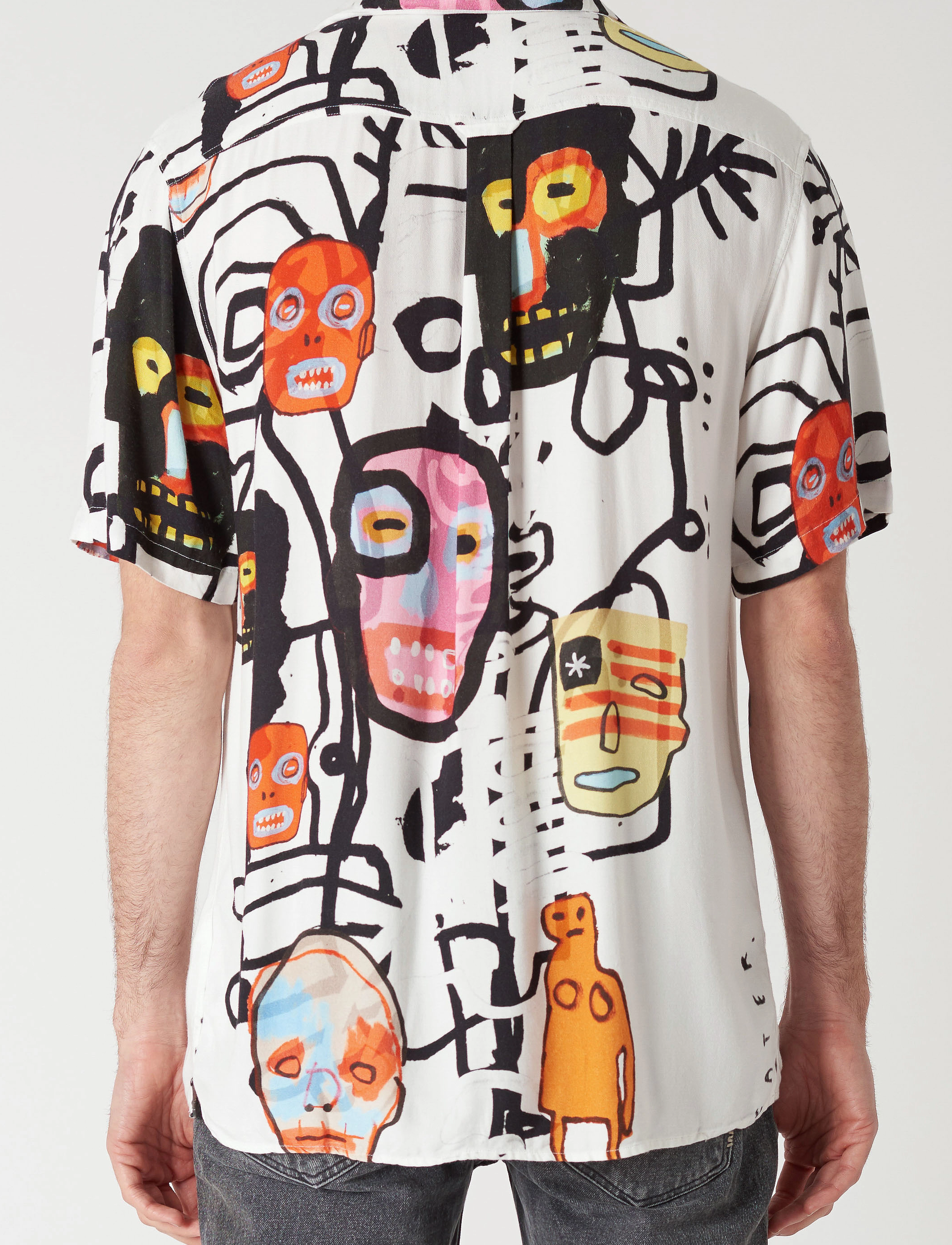 NEUW - LEADBEATER ART SHIRT 4 - white art - 3