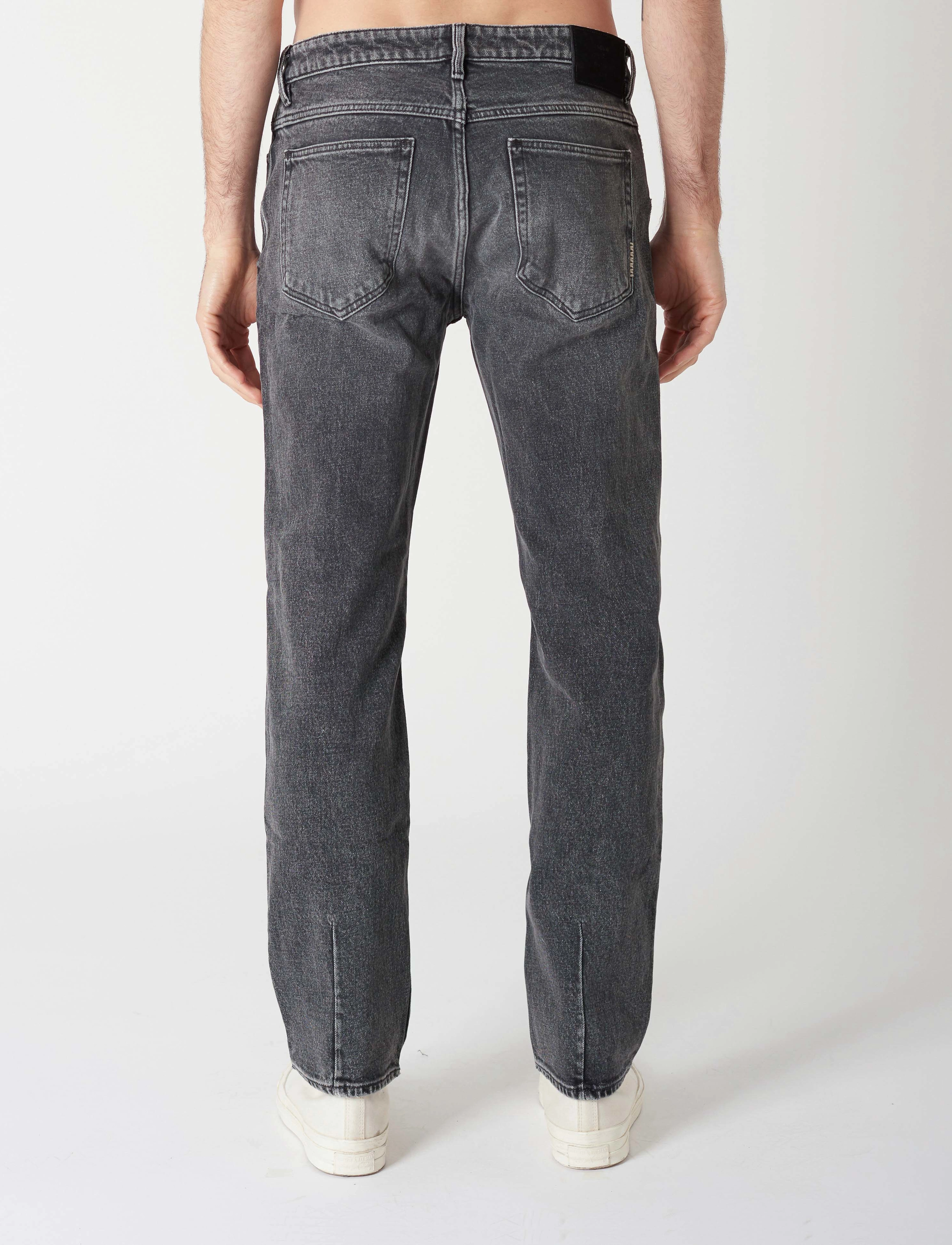 NEUW - RAY STRAIGHT DEAD MOON - organic washed black - 3