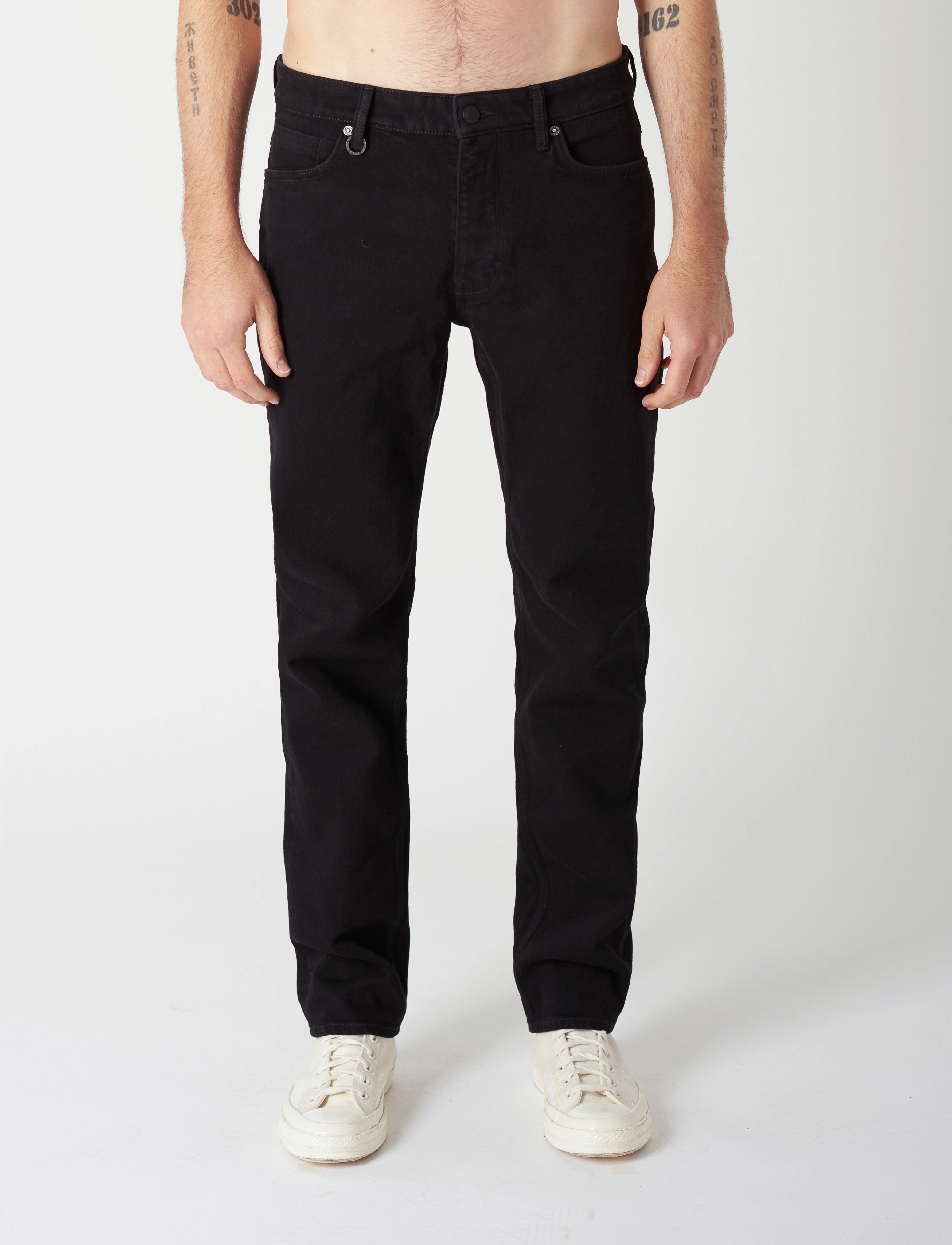 NEUW - RAY STRAIGHT STAY BLACK - organic black - 0