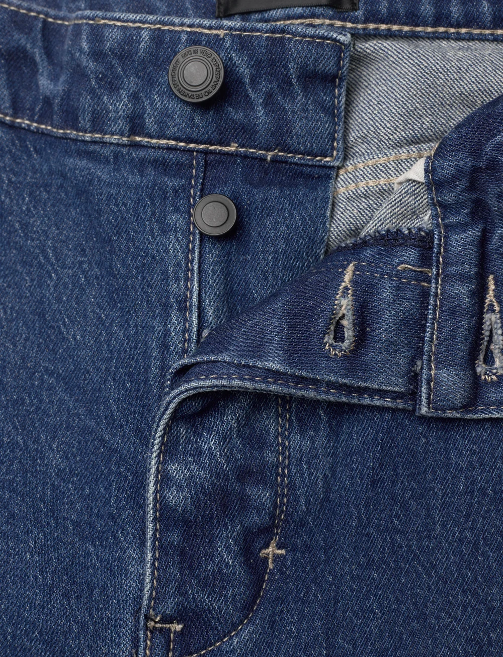 NEUW - RAY STRAIGHT SCENE - tavalised teksad - organic dark blue - 5