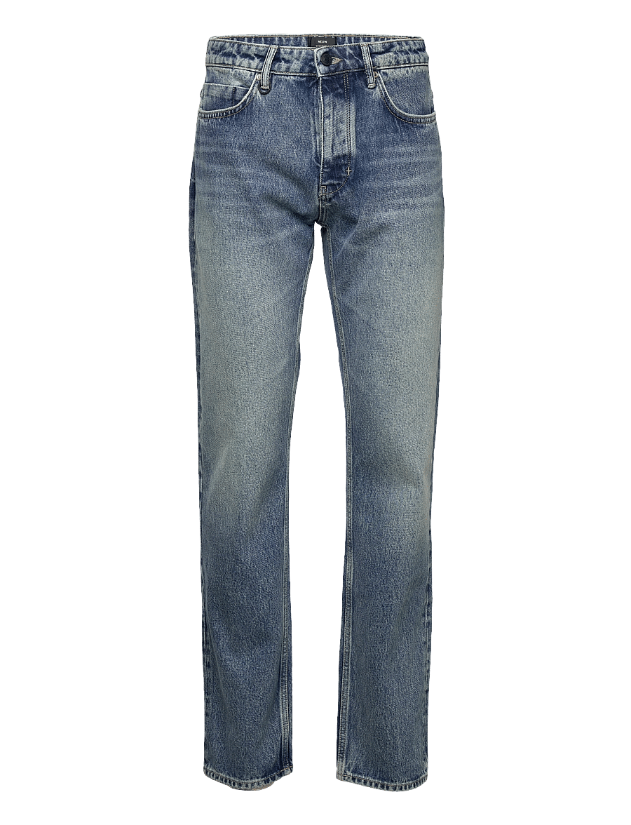 NEUW - STUDIO RELAXED ABSTRACT BLUE - byxor & jeans - organic vintage blue - 1