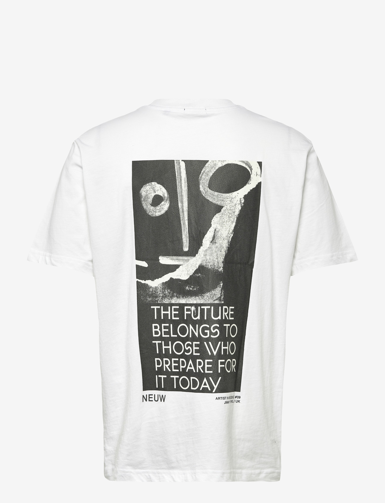 NEUW - TURRELL ART TEE - kortærmede t-shirts - white - 1