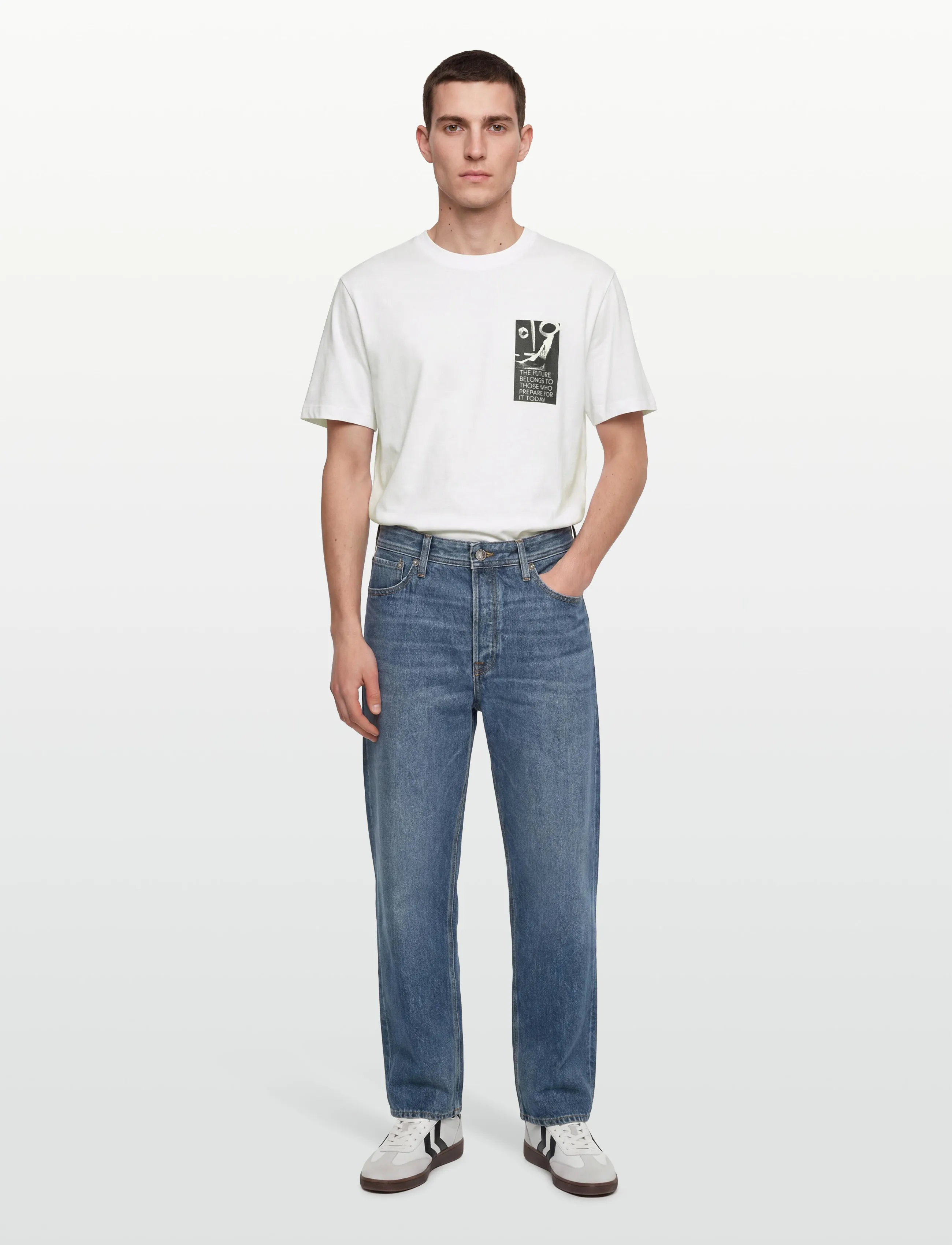 NEUW TURRELL ART TEE - T-shirts - WHITE / white