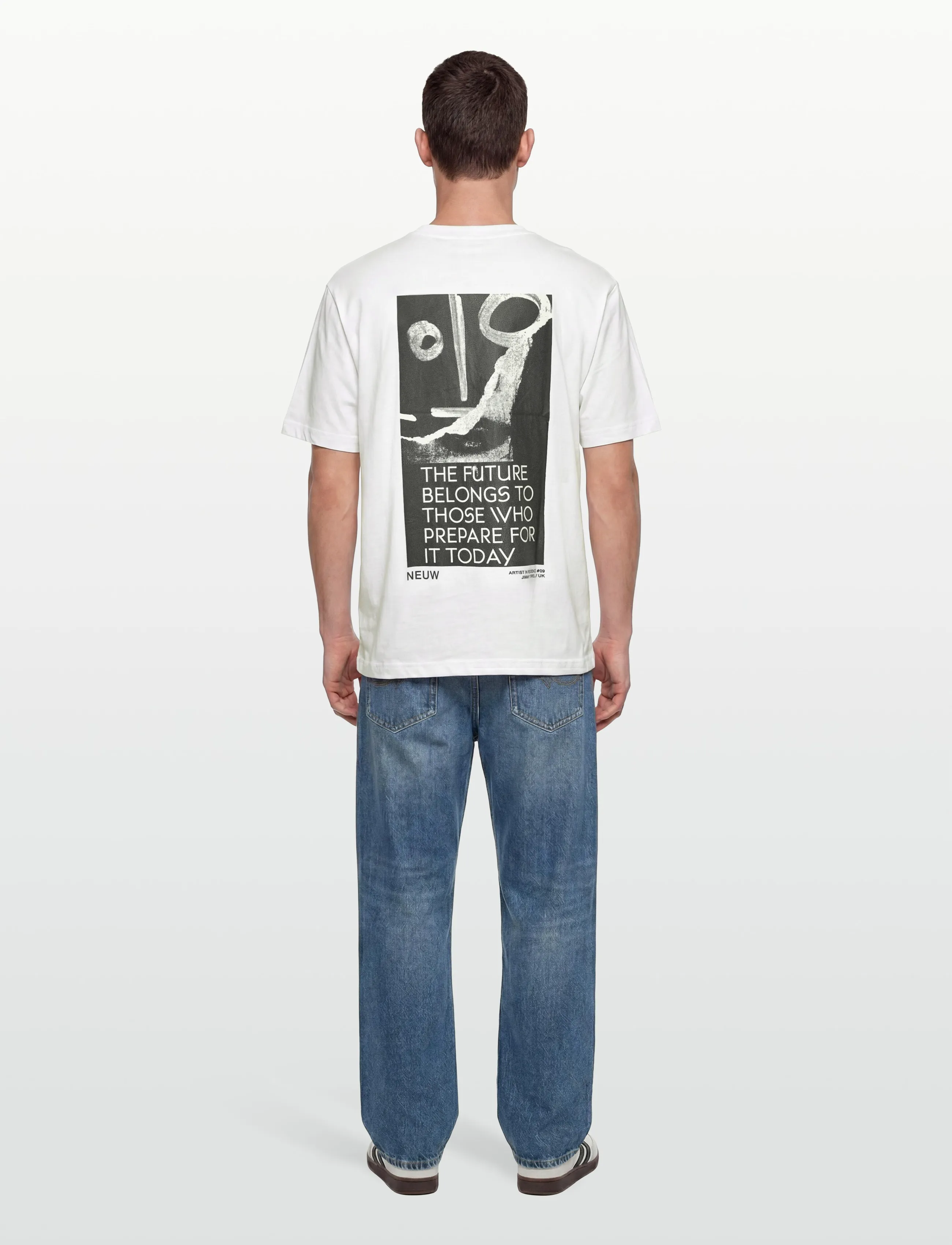 NEUW - TURRELL ART TEE - sünnipäevakingitused - white - 4