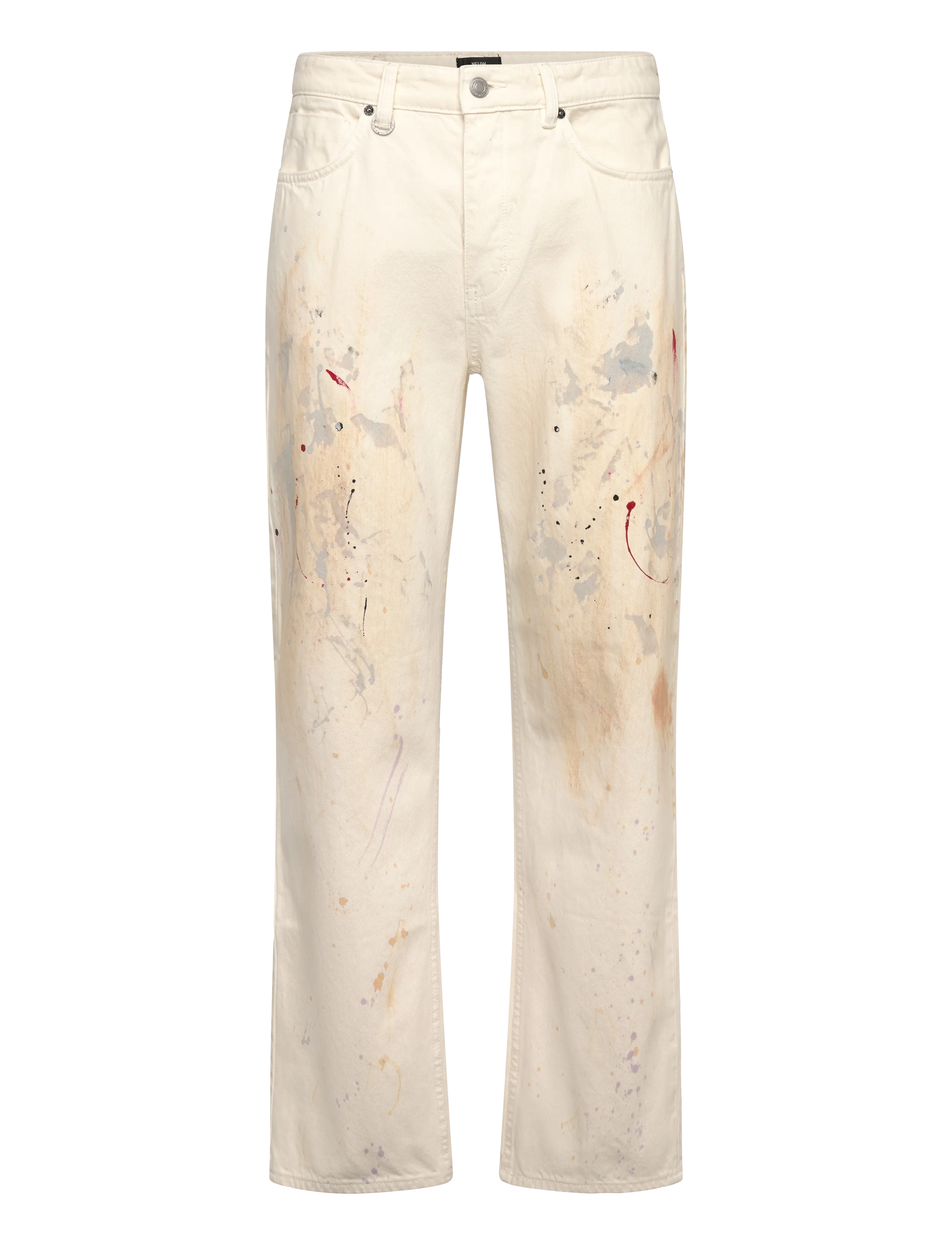 NEUW LIAM LOOSE BARE ART OFF WHITE - Jeans - WHITE / cream