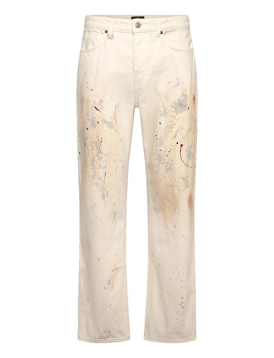 NEUW - LIAM LOOSE BARE ART OFF WHITE - weite jeans - white - 1