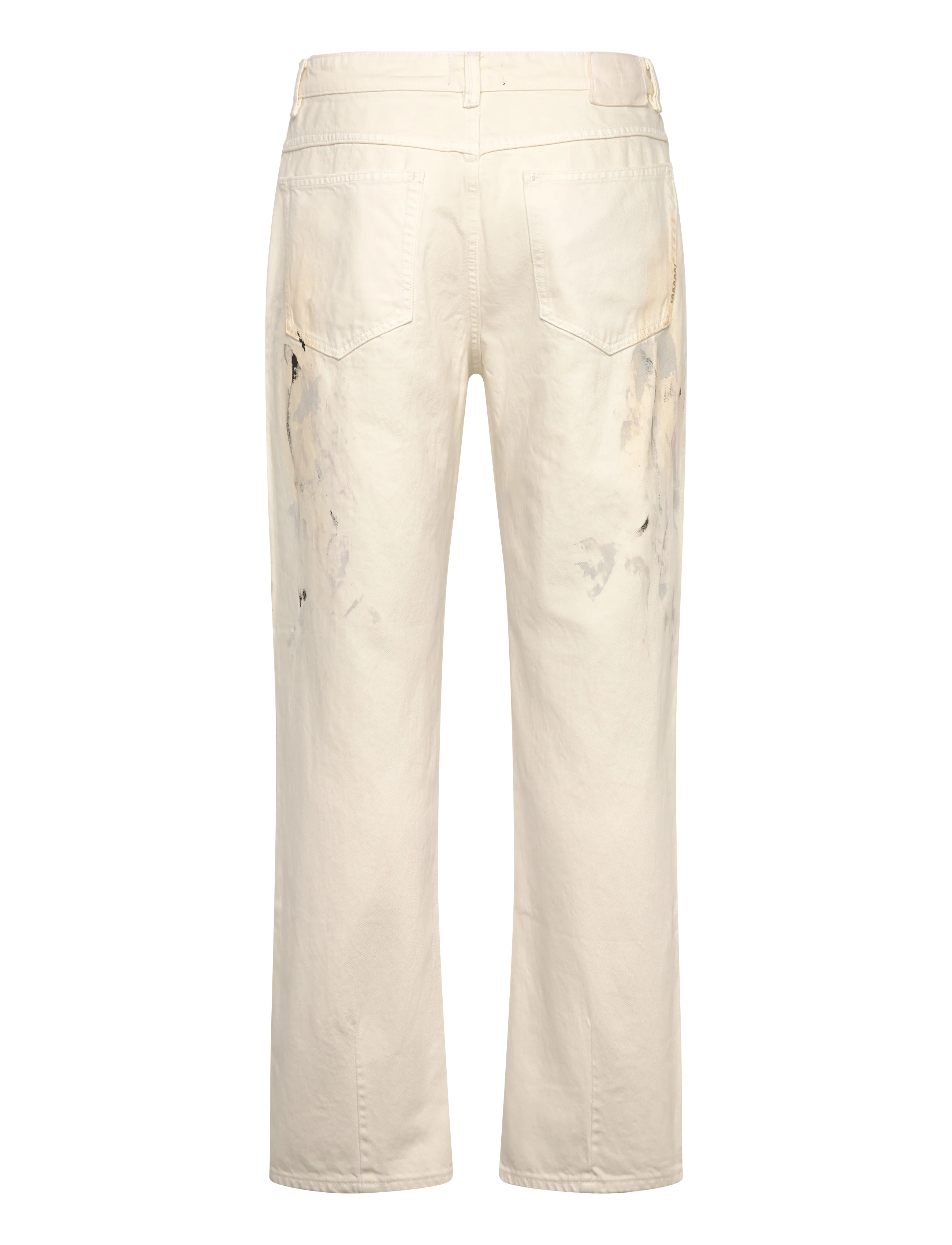 NEUW - LIAM LOOSE BARE ART OFF WHITE - bukser & jeans - white - 2